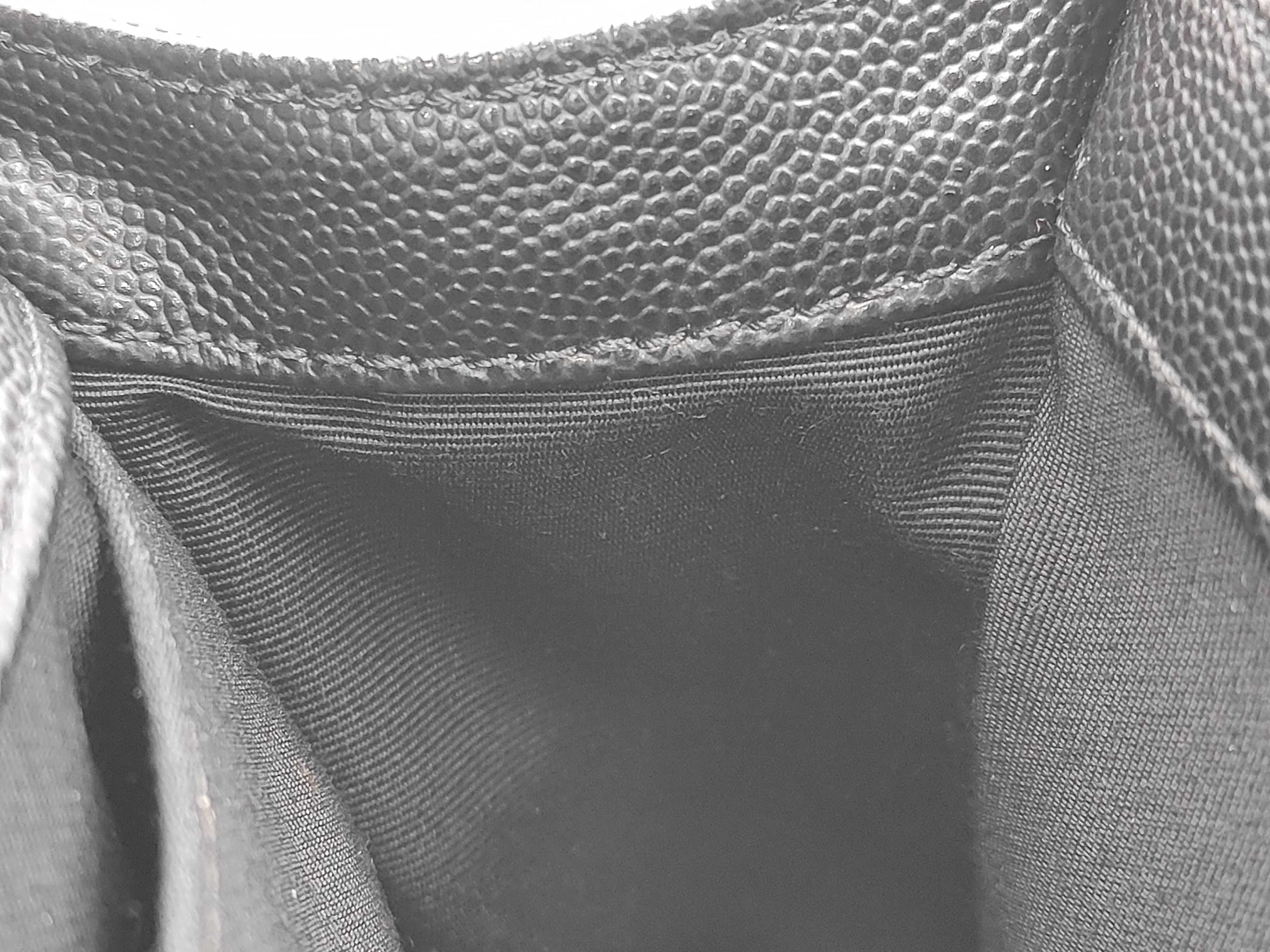 Caviar Skin V-Stitch Boy 25 Chain Shoulder Bag, Black, Serial Number 25 — view 12