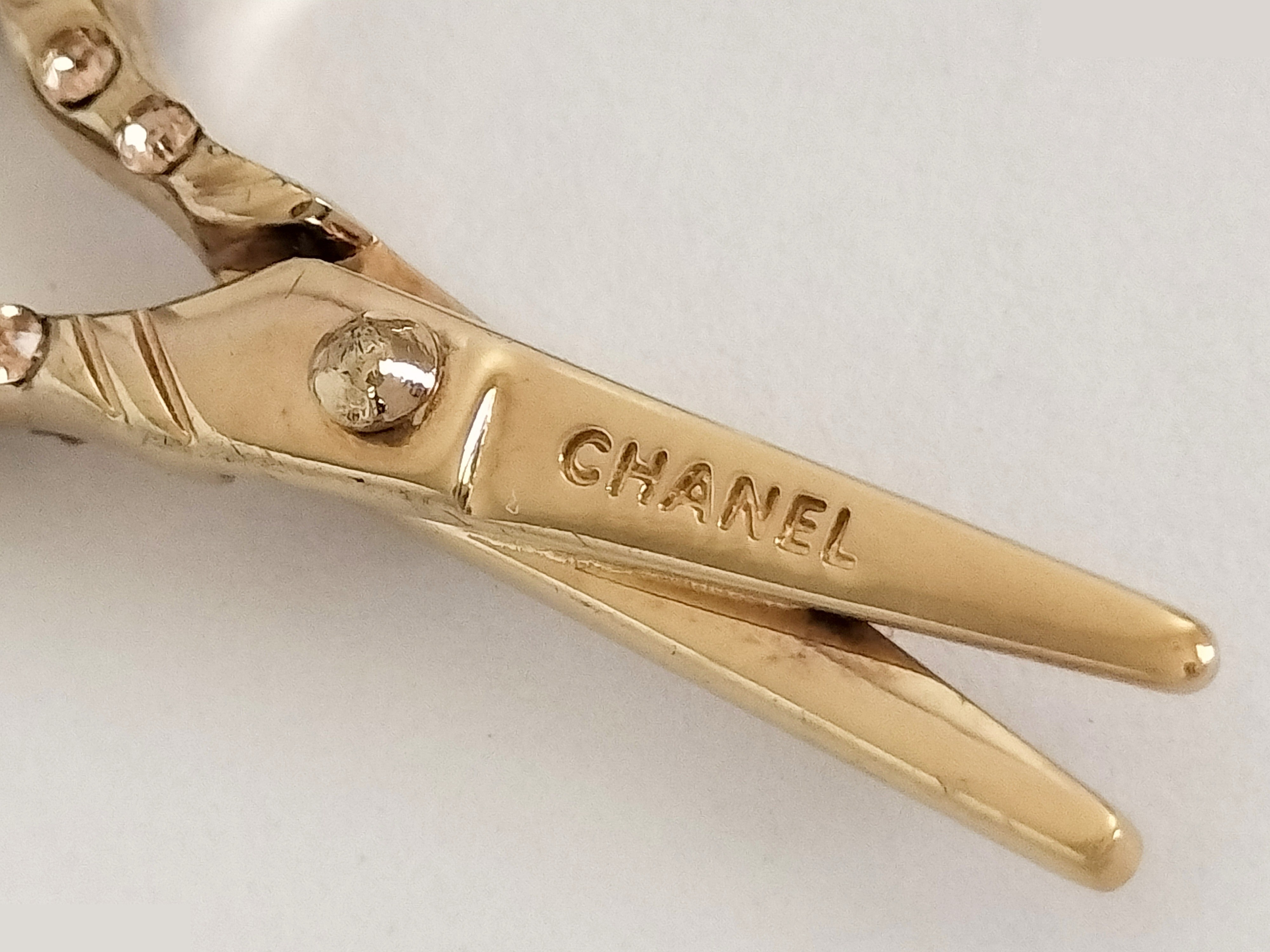 Coco Scissors Gold Necklace Chain Approx. 40cm — view 7