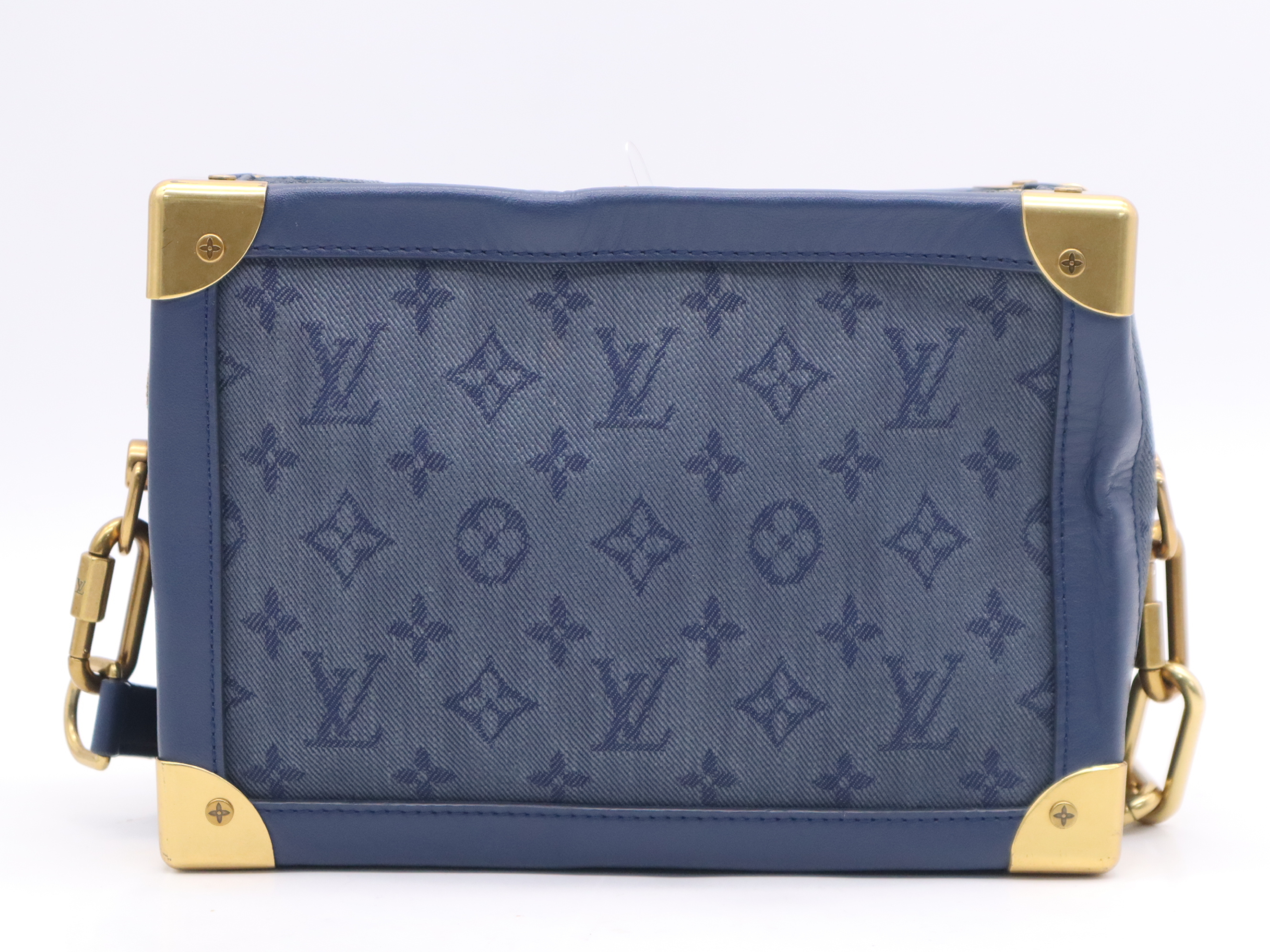 M44723 Monogram Denim Soft Trunk Shoulder Bag with Shoulder Strap — view 2