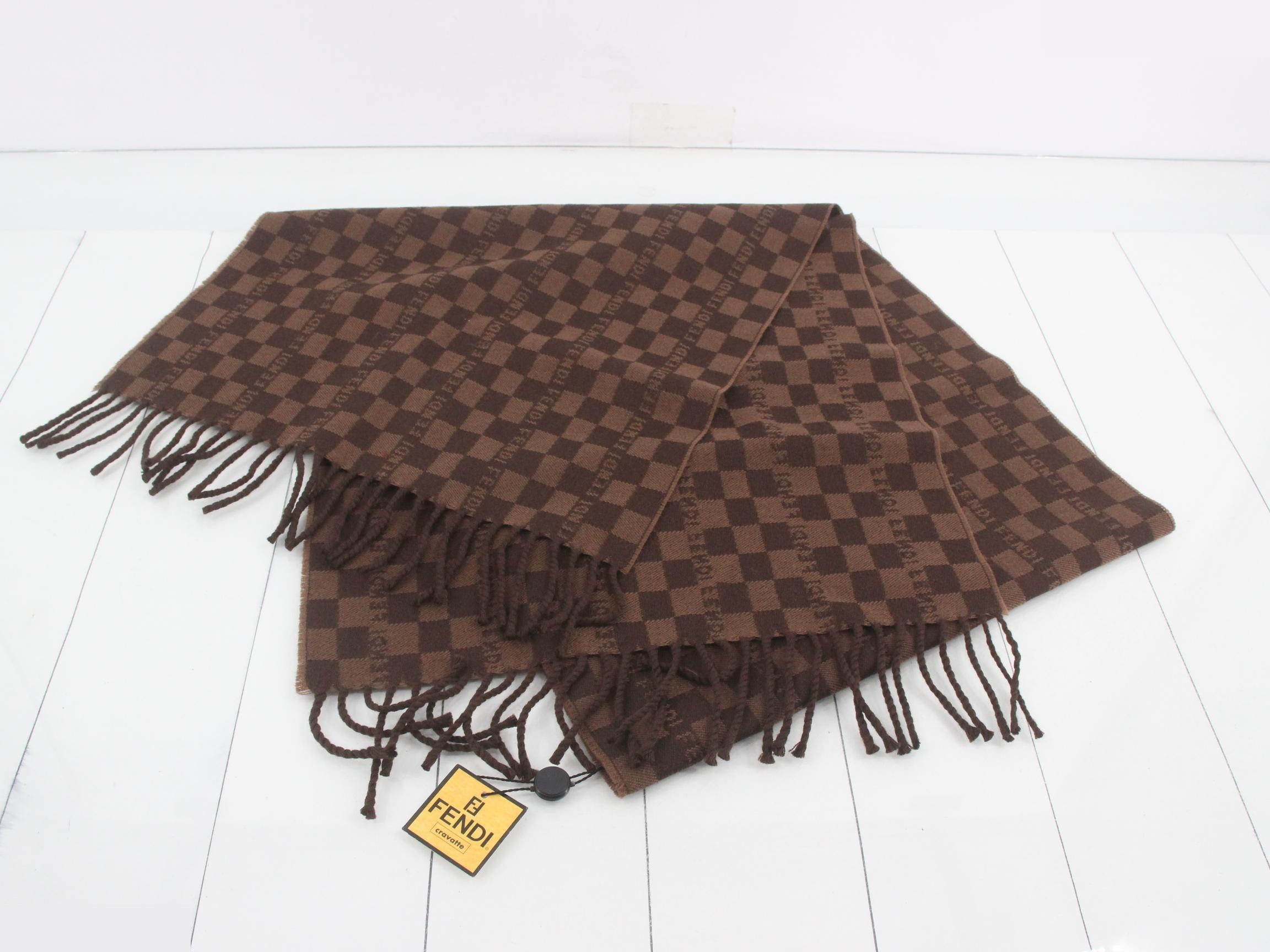 Zucca x Fendi scarf with tags — view 2