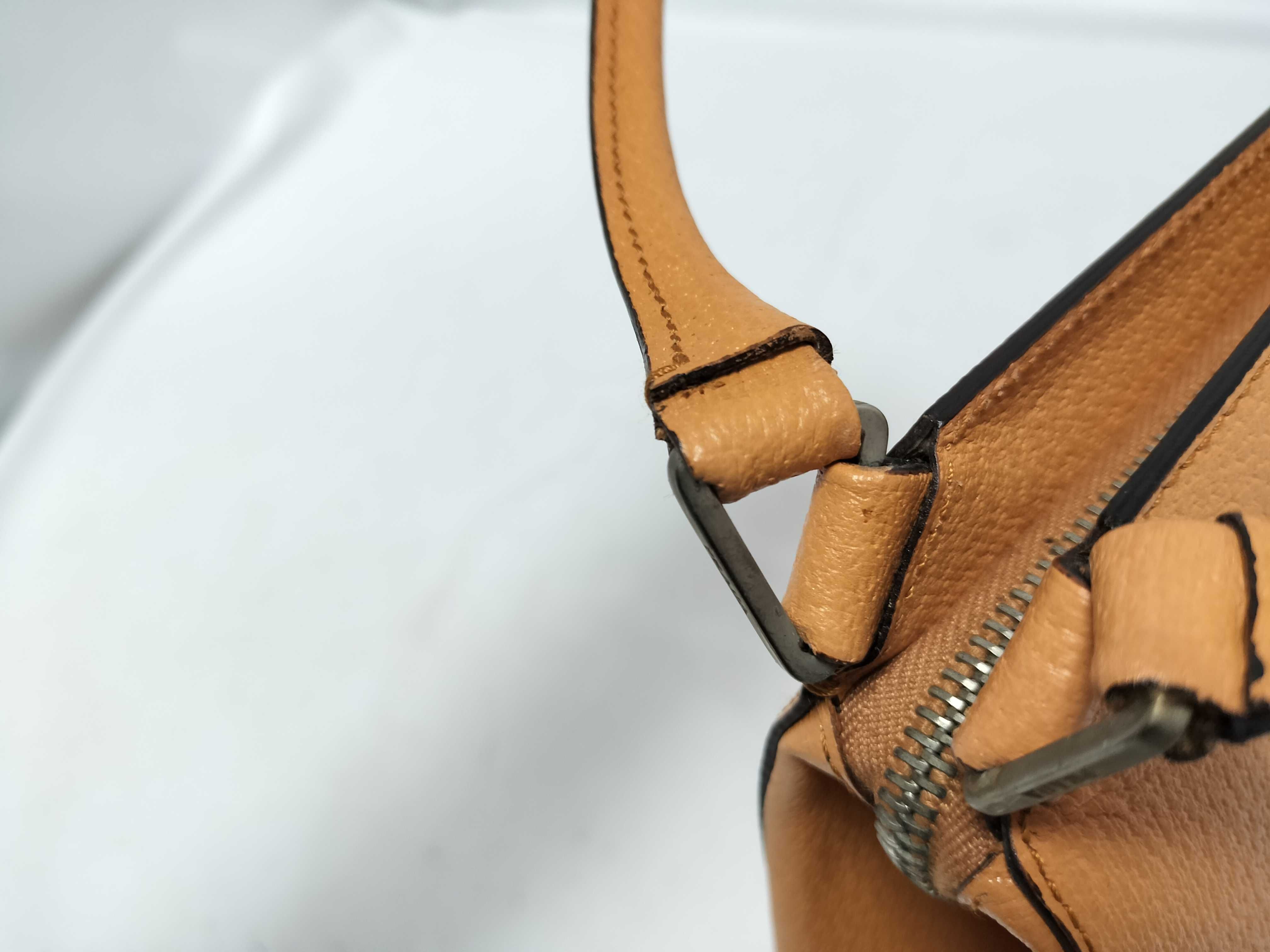 Leather Tote Bag Orange Tote Bag — view 5