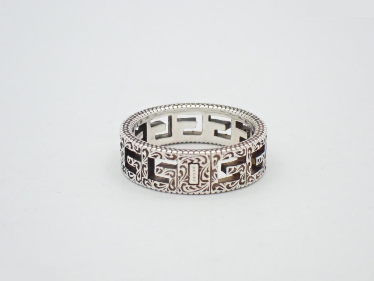 Arabesque pattern ring, SV925 / 5.6g, size #18 — view 2