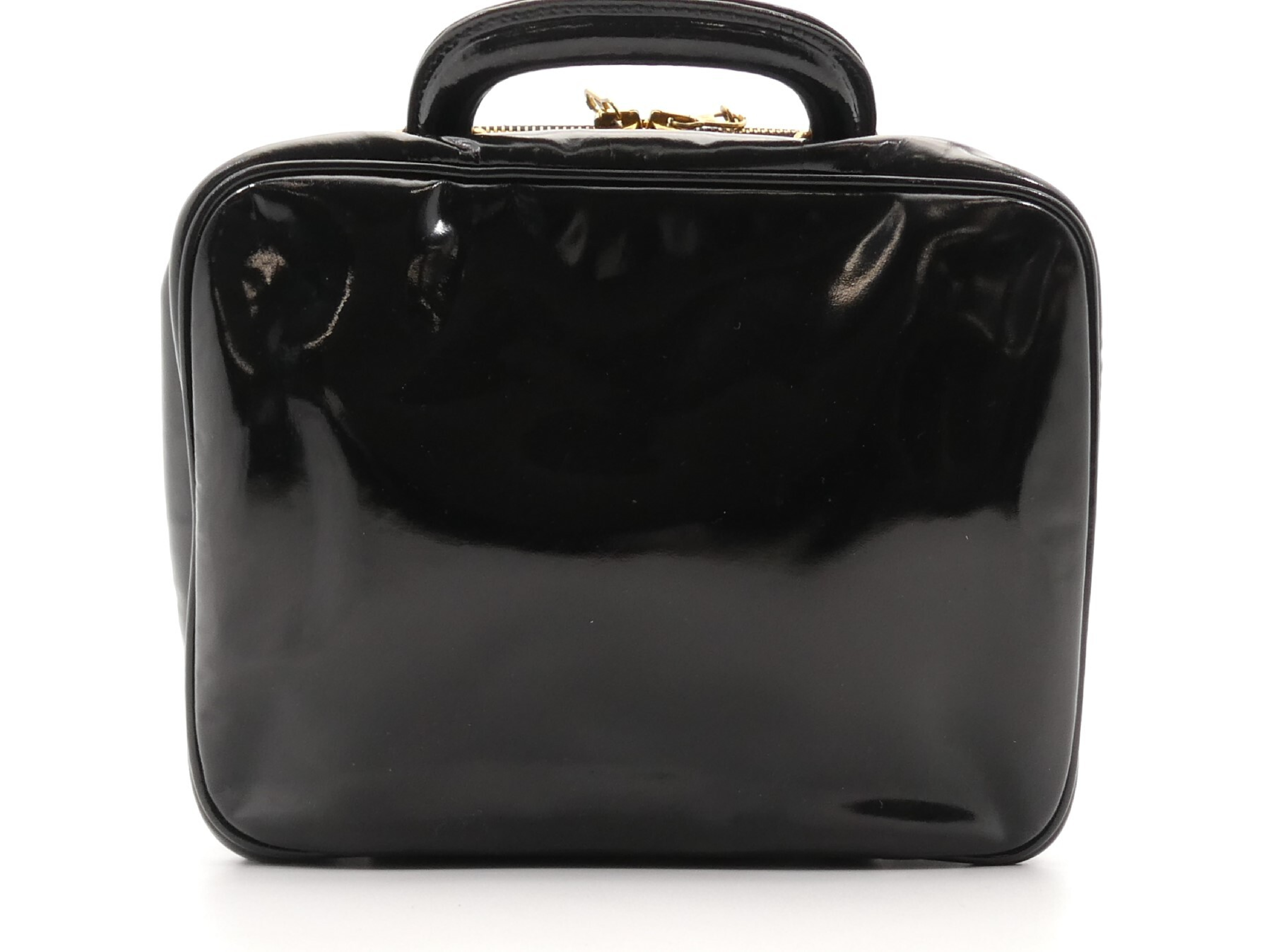 Large Coco Mark Enamel Vanity Bag — view 2