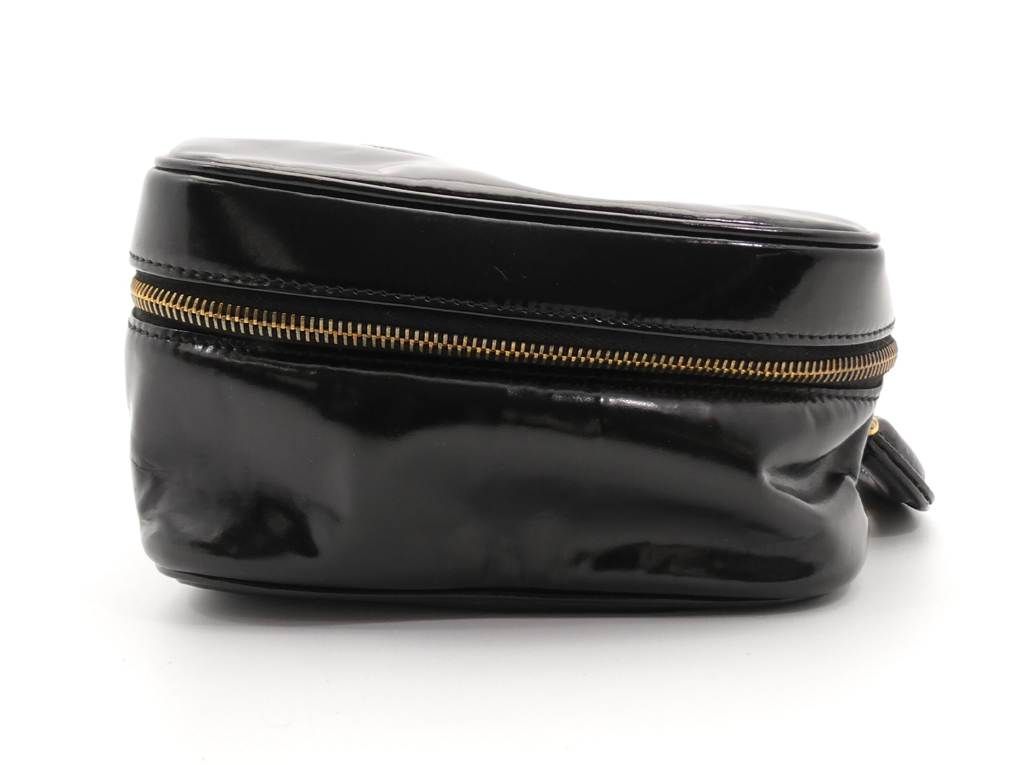 Large Coco Mark Enamel Vanity Bag — view 4