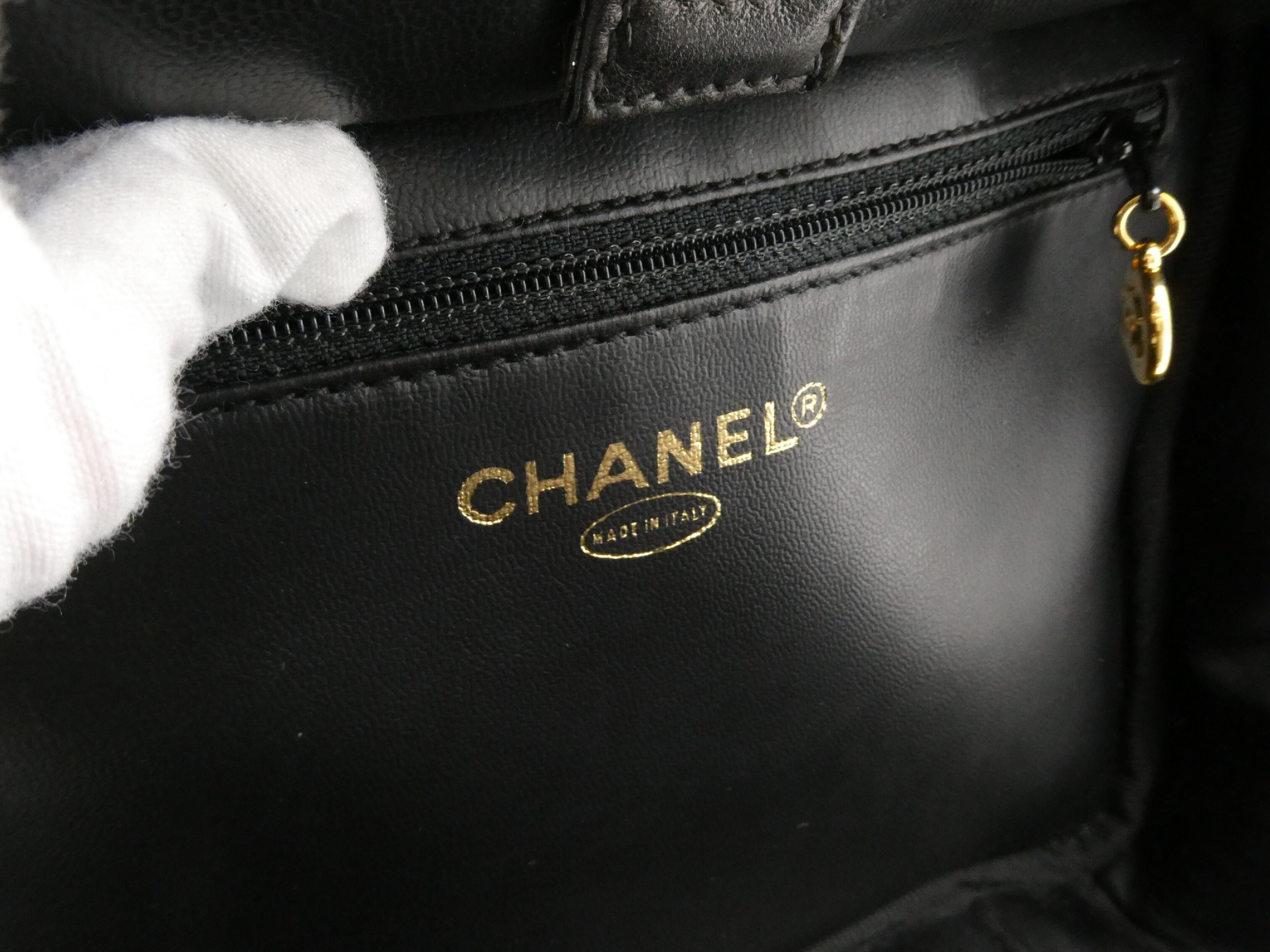 Large Coco Mark Enamel Vanity Bag — view 10