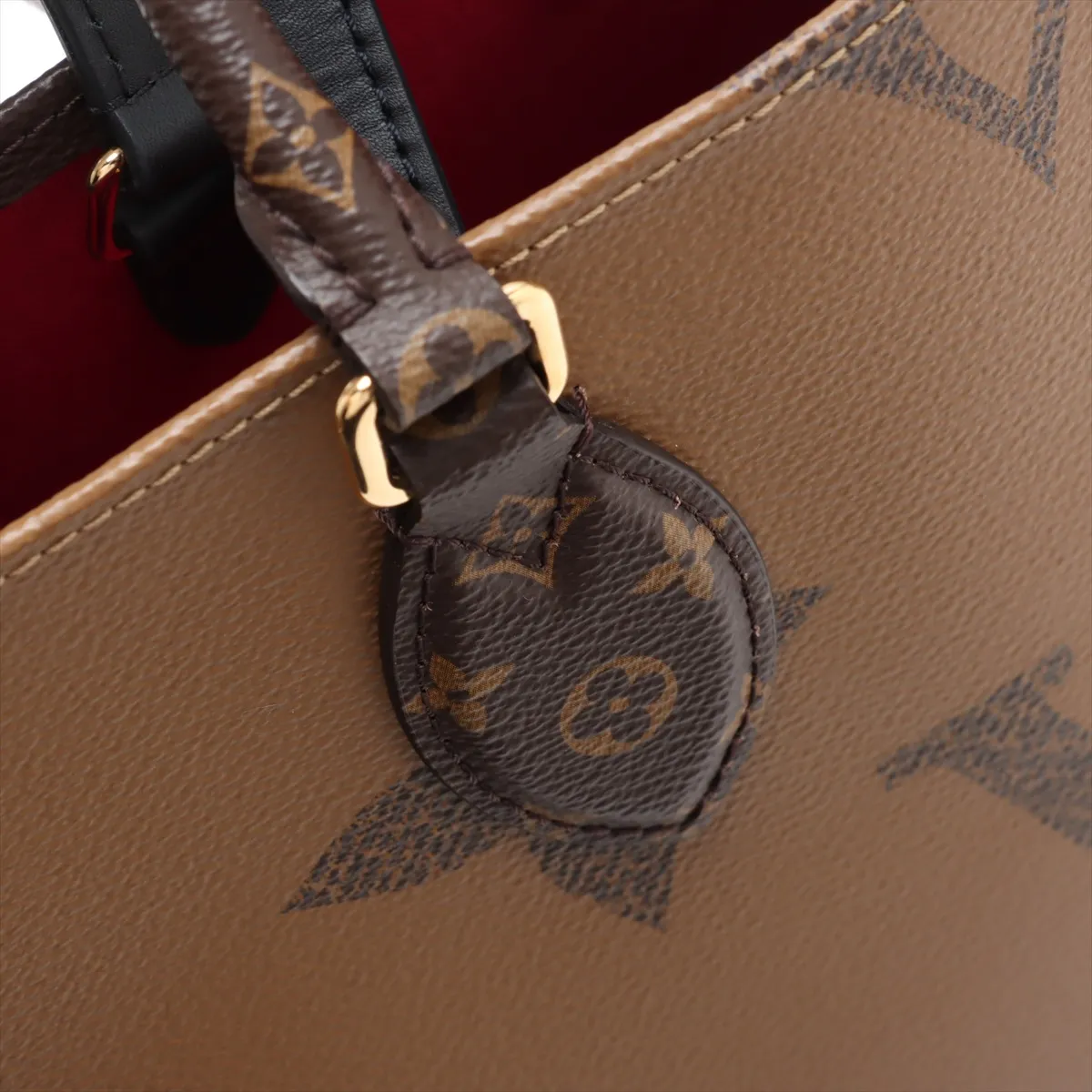 Giant Monogram Reverse On the Go MM M45321 FL2270 Brown RFID reaction available — view 12
