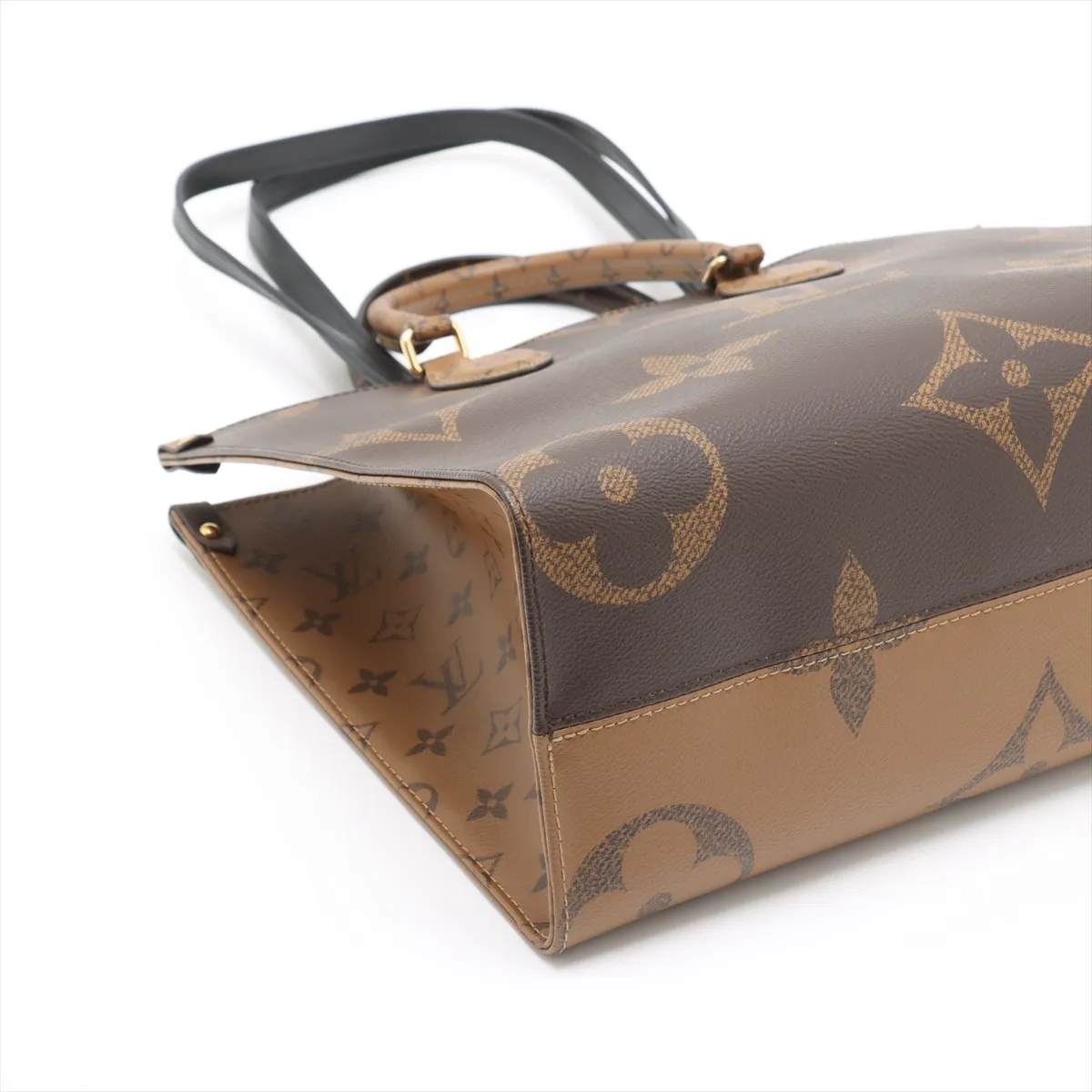 Giant Monogram Reverse On the Go MM M45321 FL2270 Brown RFID reaction available — view 4