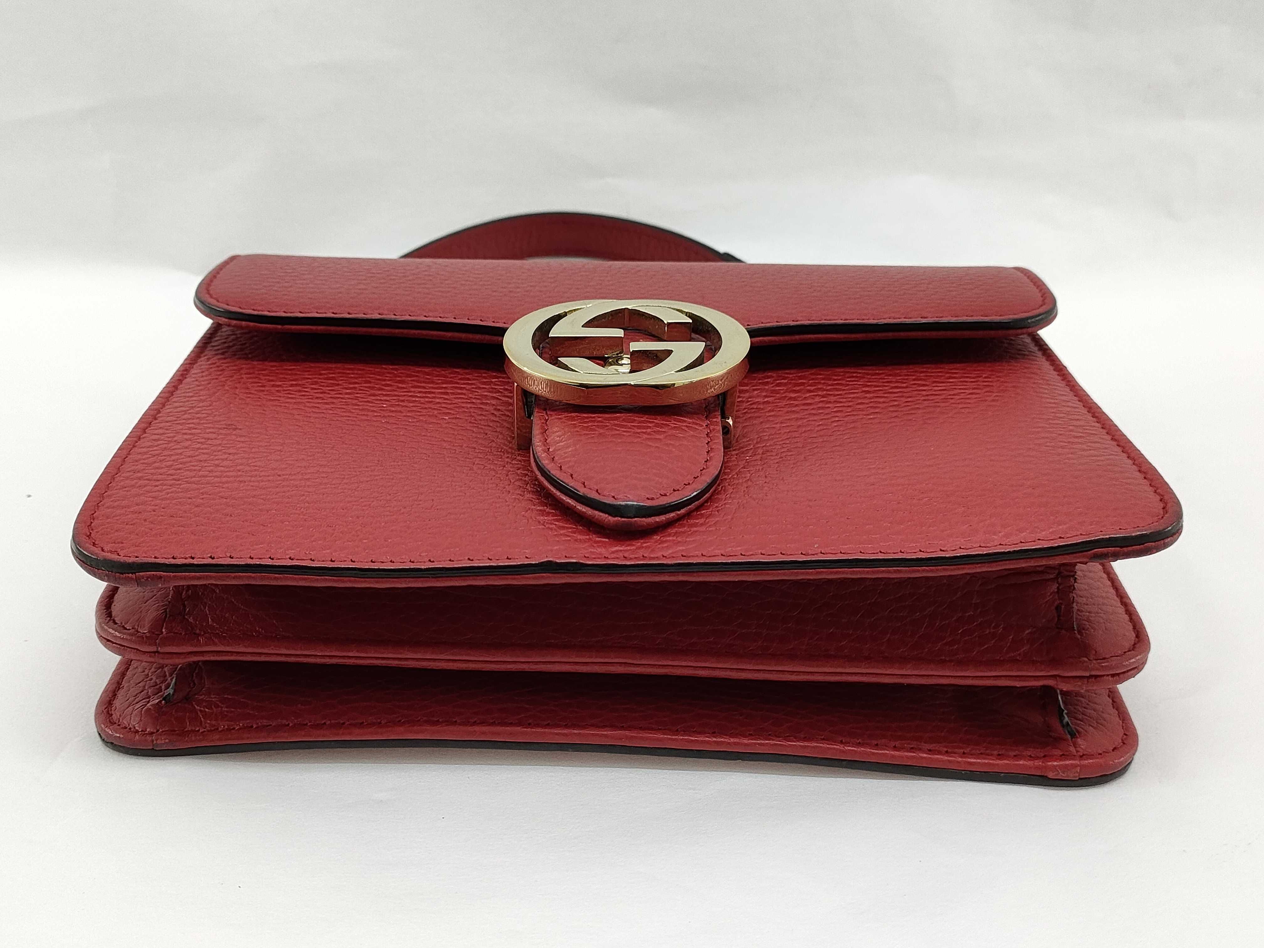 Interlocking Mini Tote Women's GG Supreme Canvas Handbag Shoulder Bag — view 7