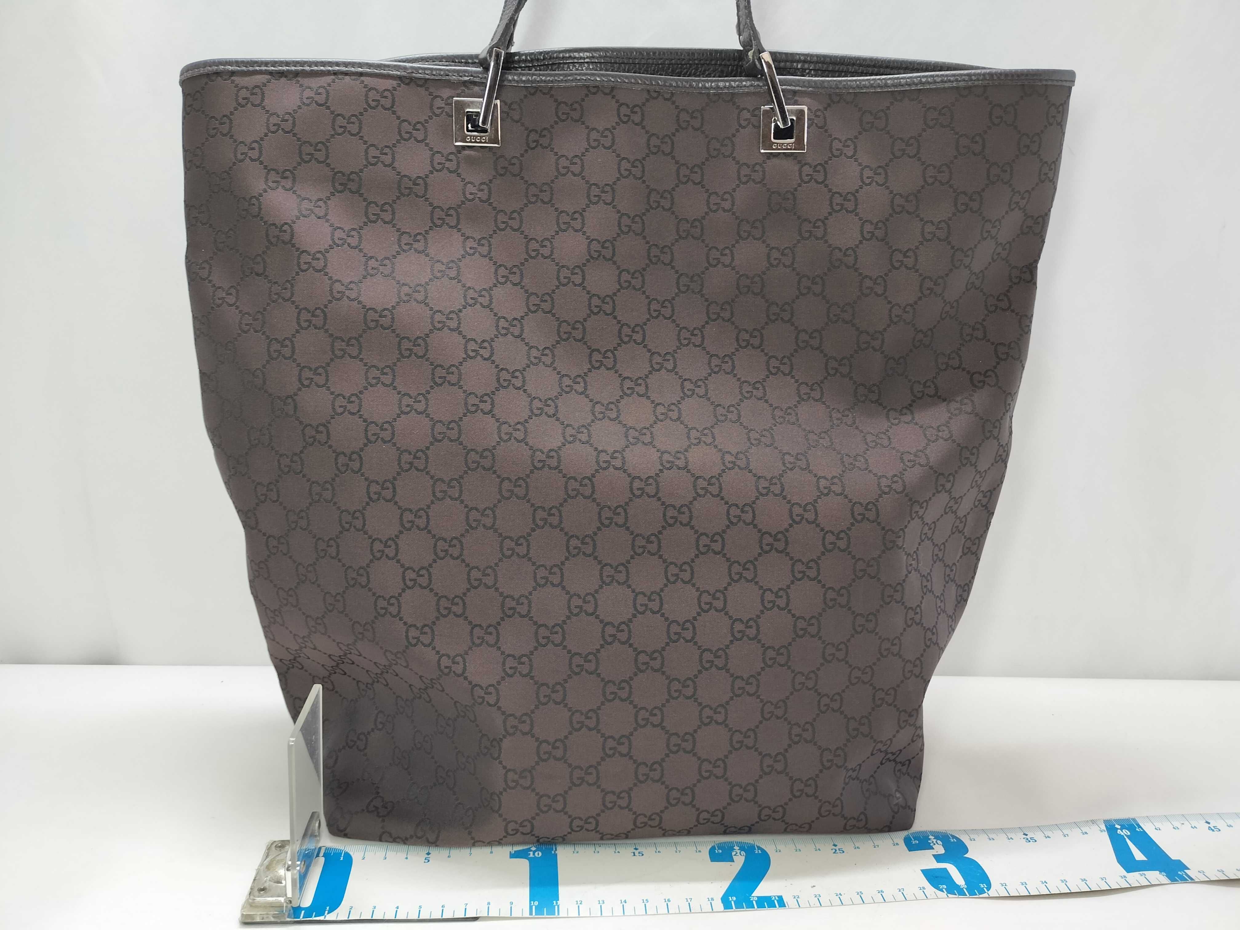 GG Canvas Tote Bag, Leather Tote Bag — view 2