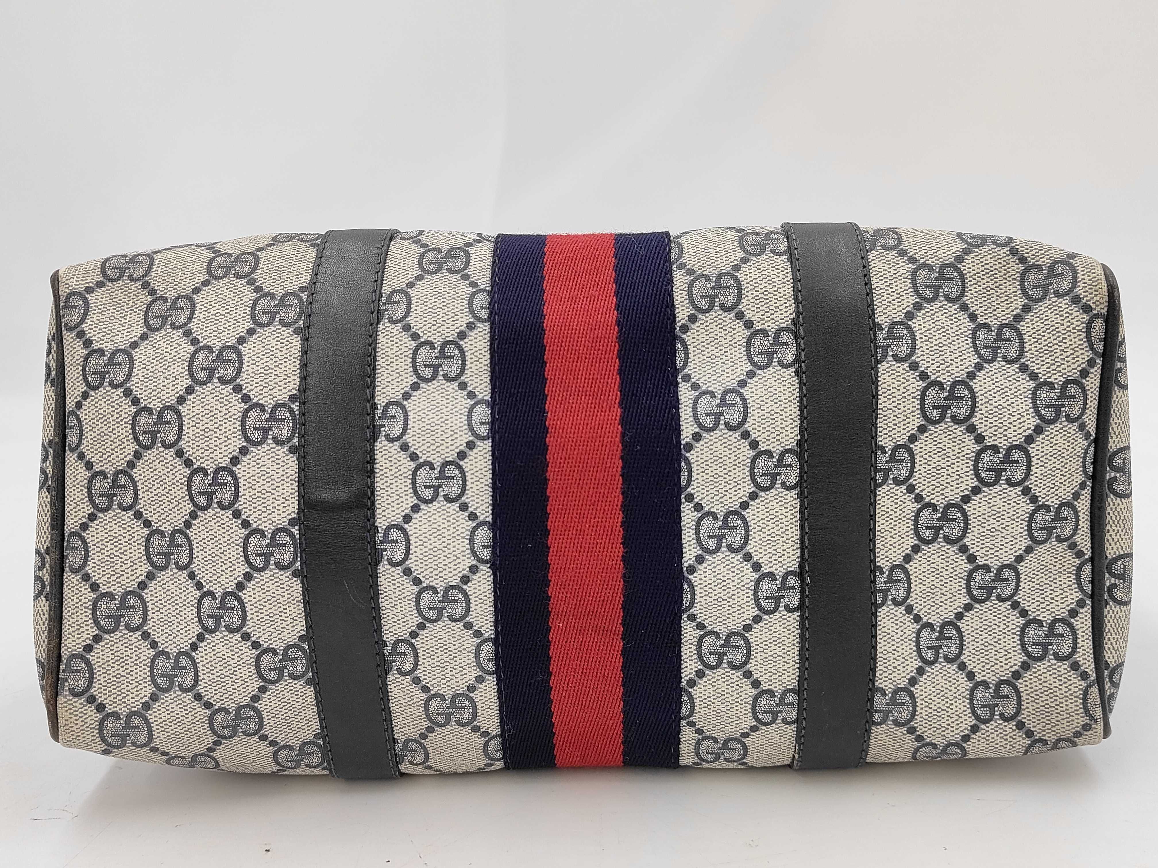 Old GG Supreme Sherry Mini Boston Bag Handbag — view 3