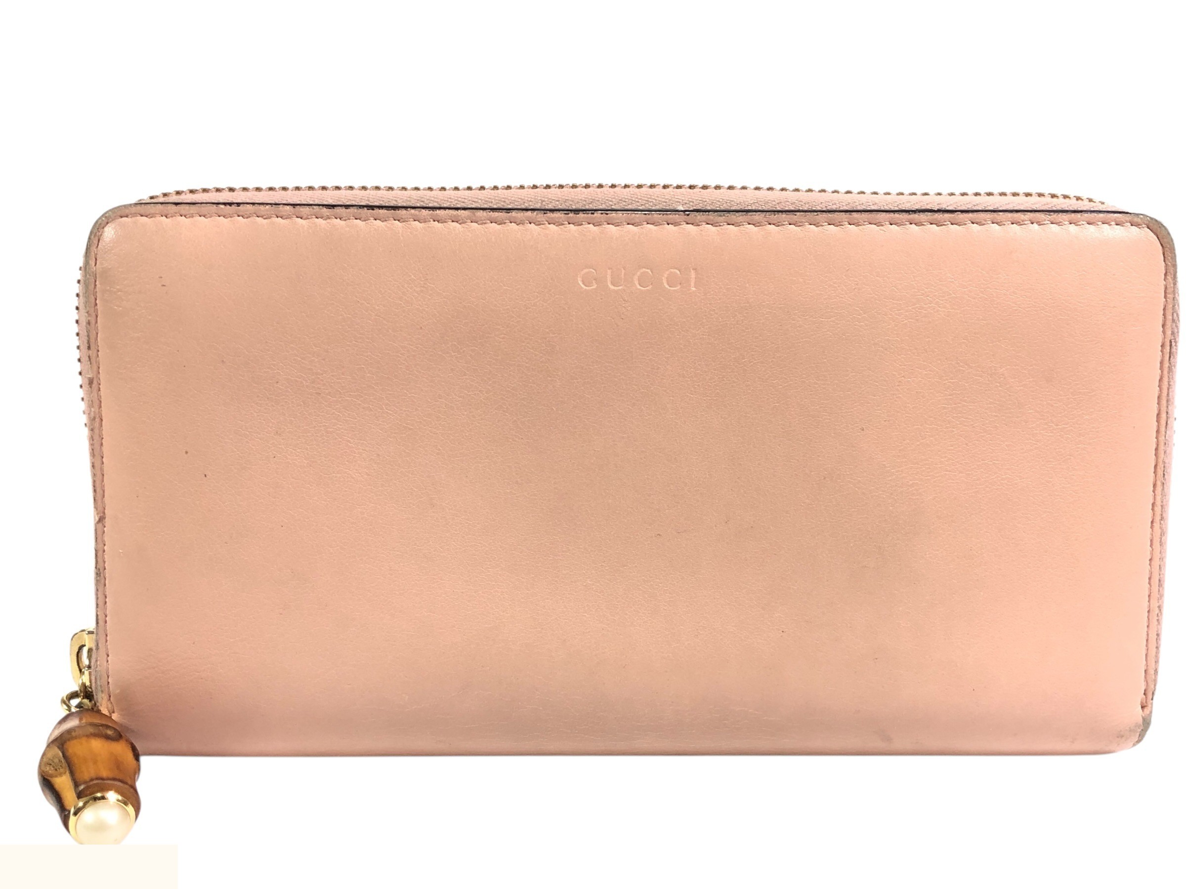 Bamboo Long Wallet with Logo, 453158 — view 2