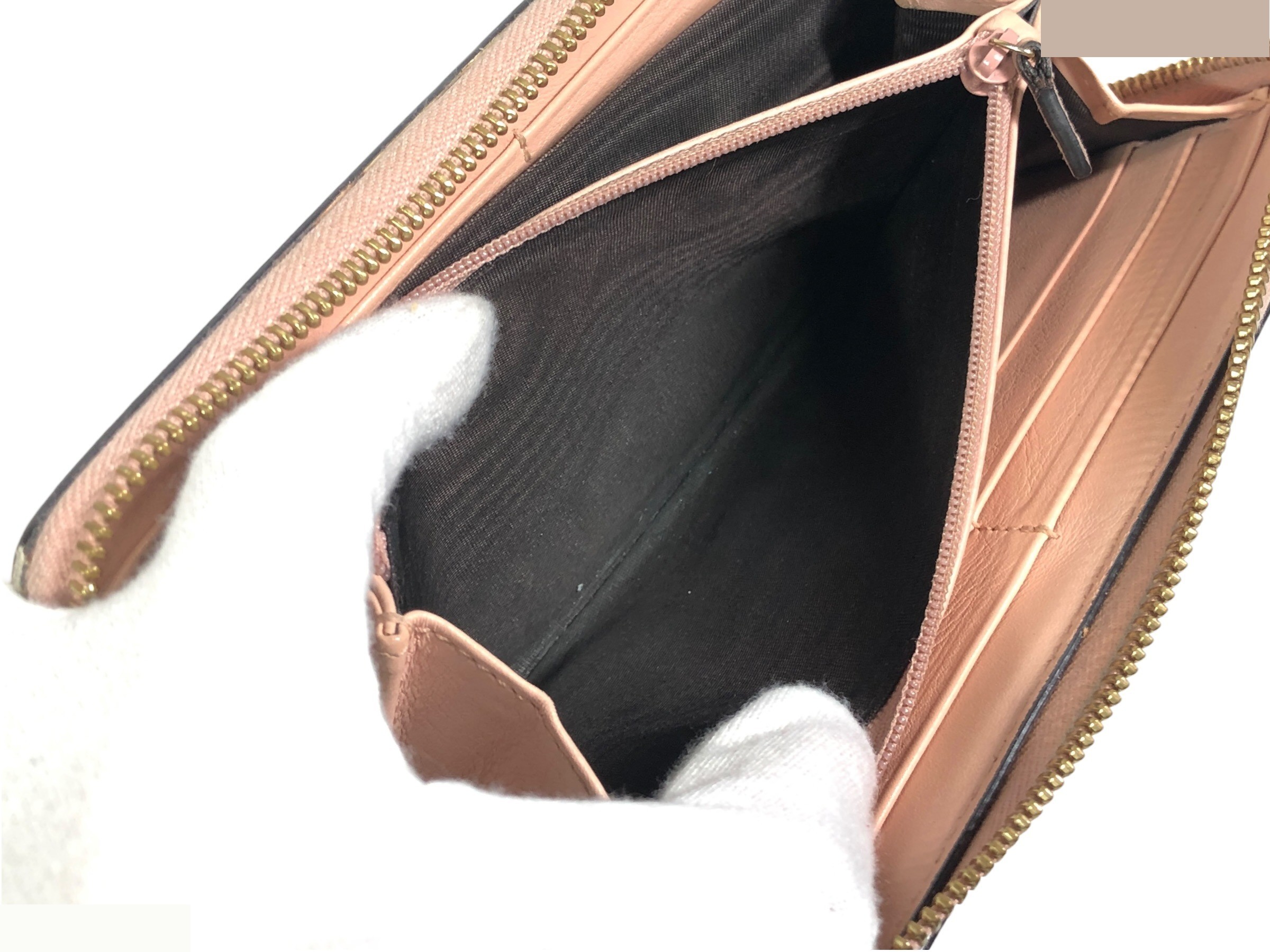 Bamboo Long Wallet with Logo, 453158 — view 5
