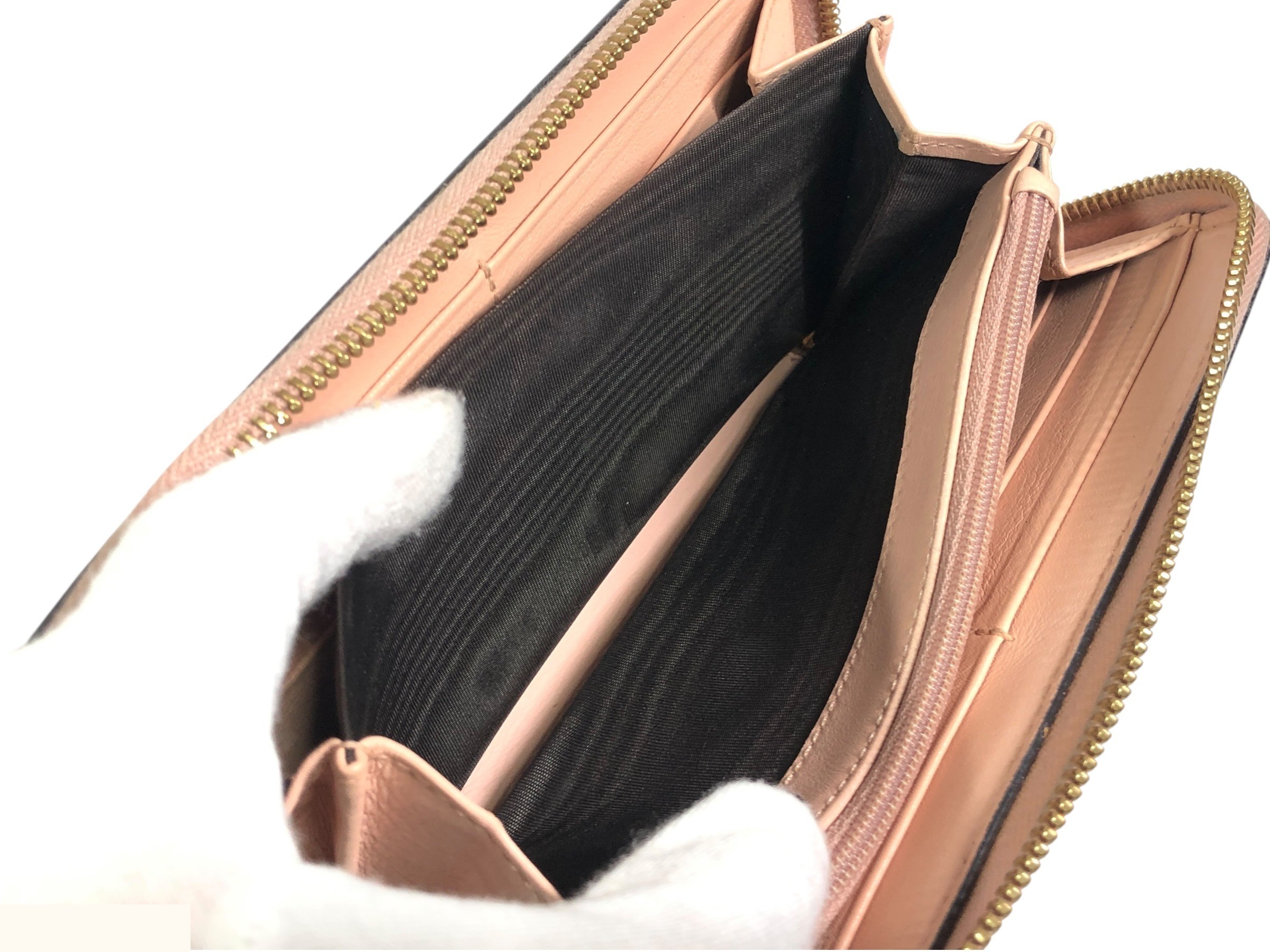 Bamboo Long Wallet with Logo, 453158 — view 7