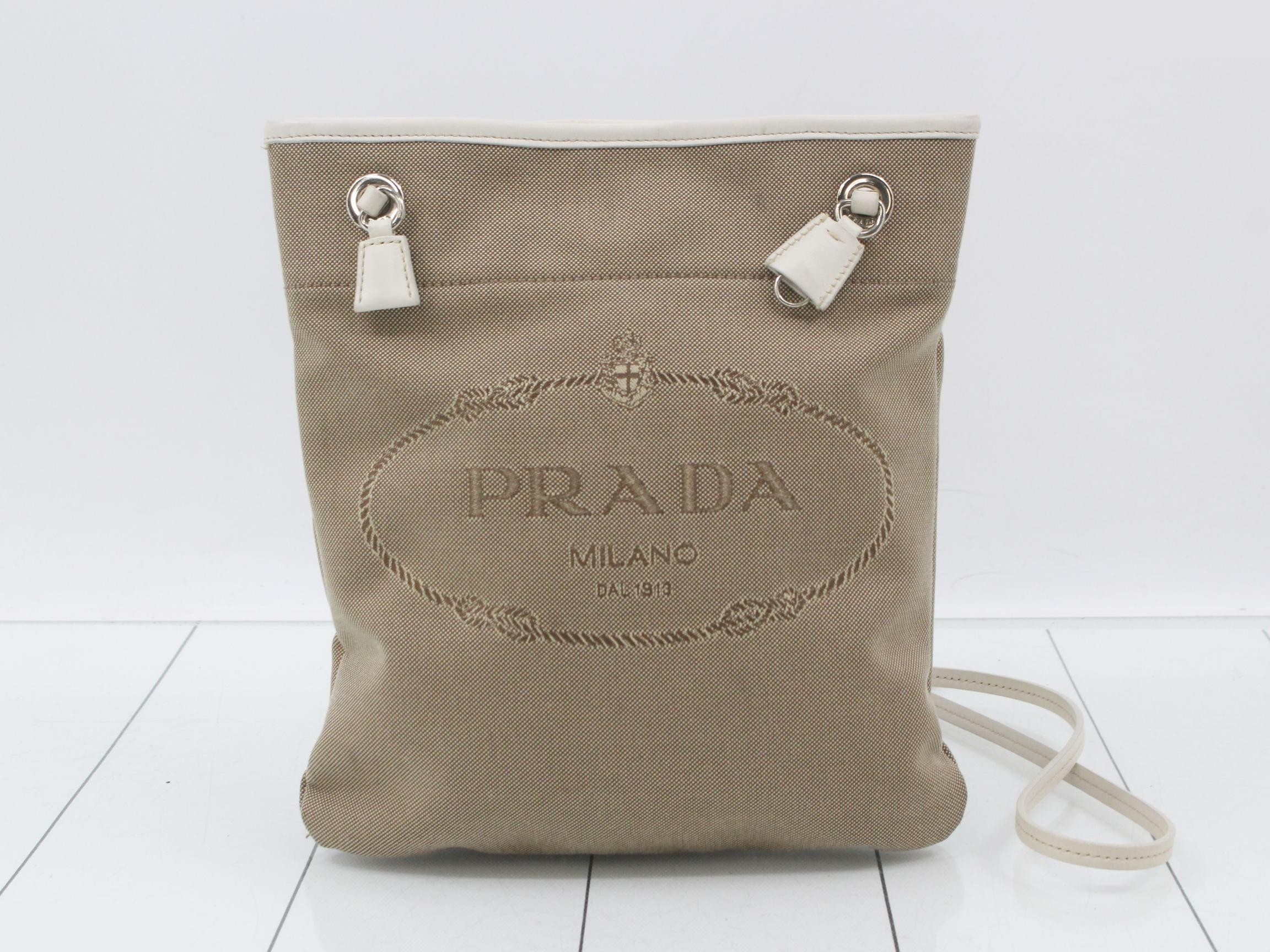 Logo Jacquard Shoulder Bag
