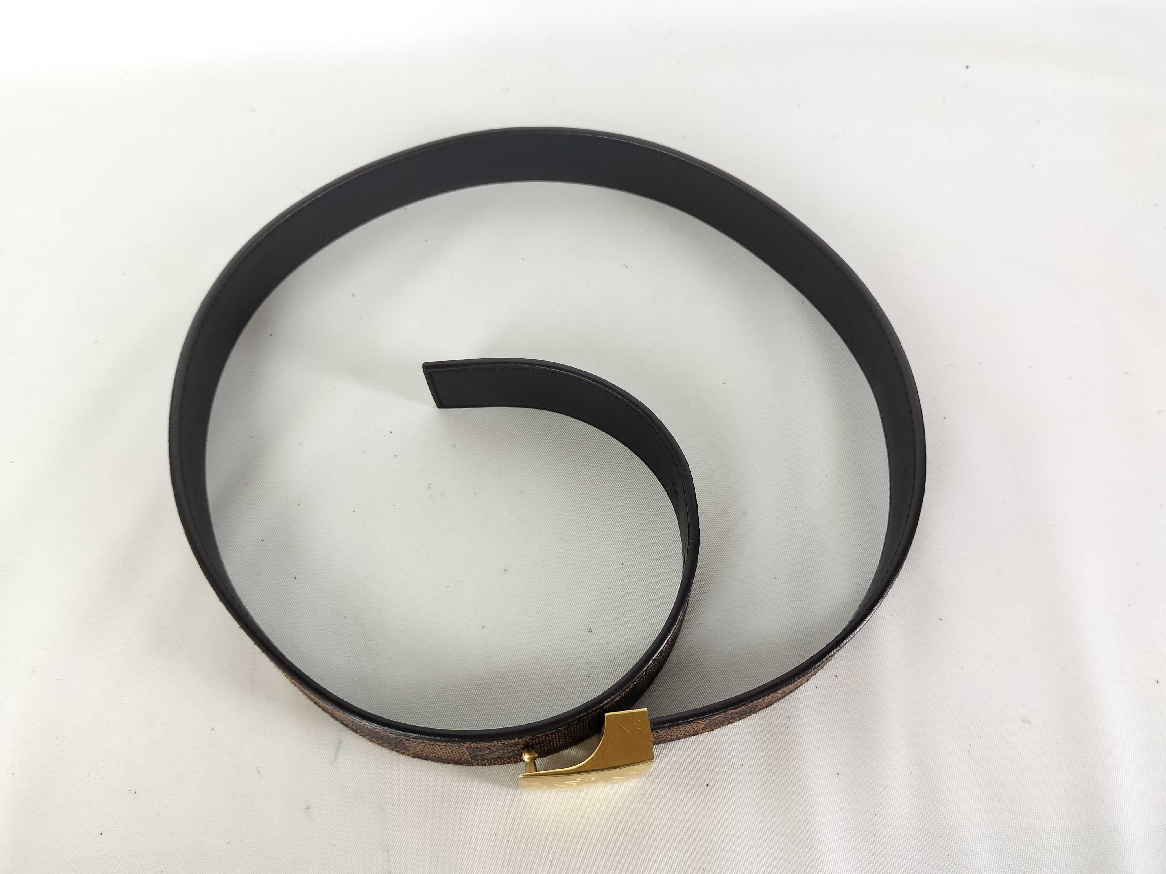 Damier Ceinture 75/30 Gold Hardware Belt — view 2