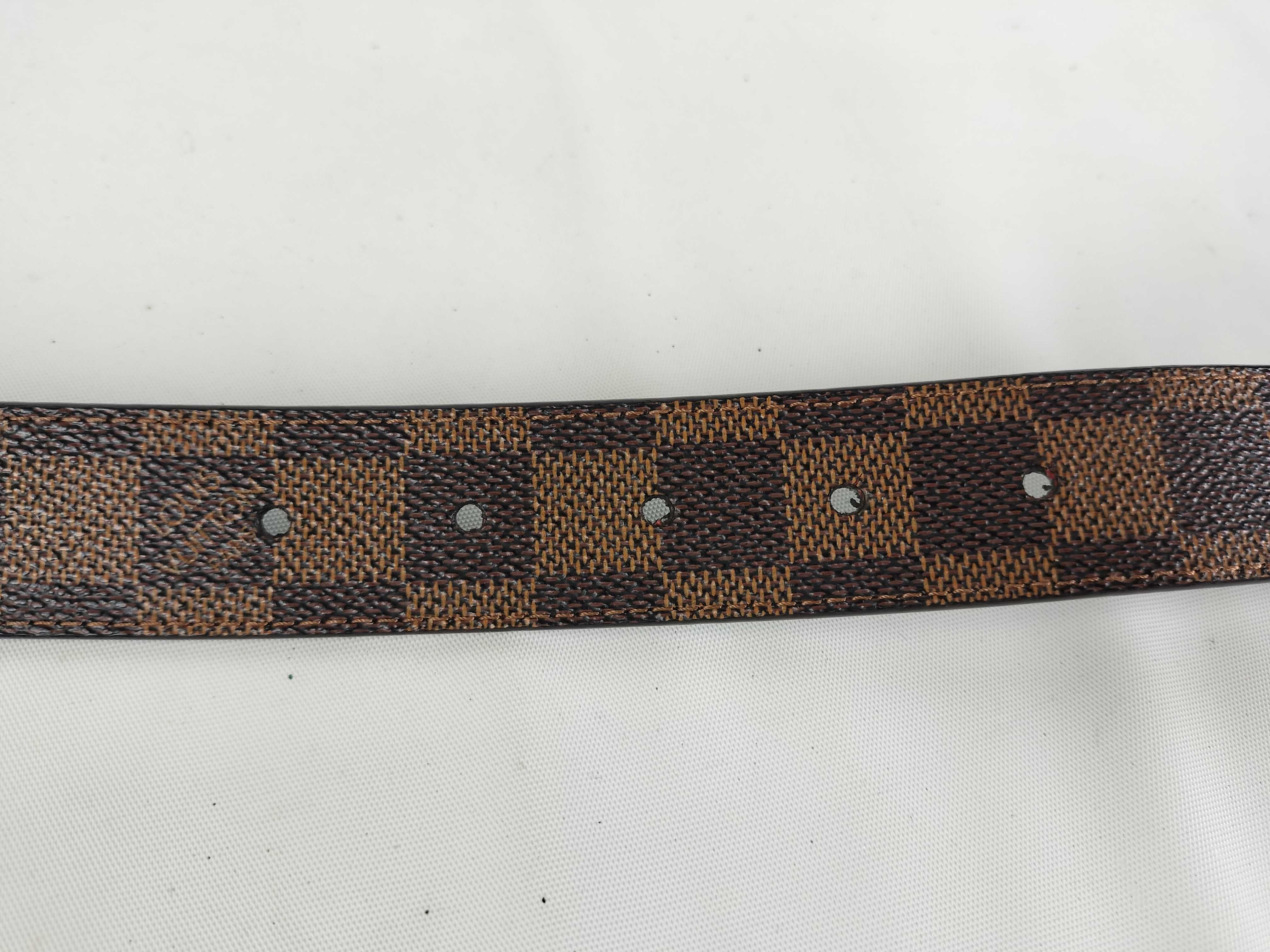 Damier Ceinture 75/30 Gold Hardware Belt — view 7