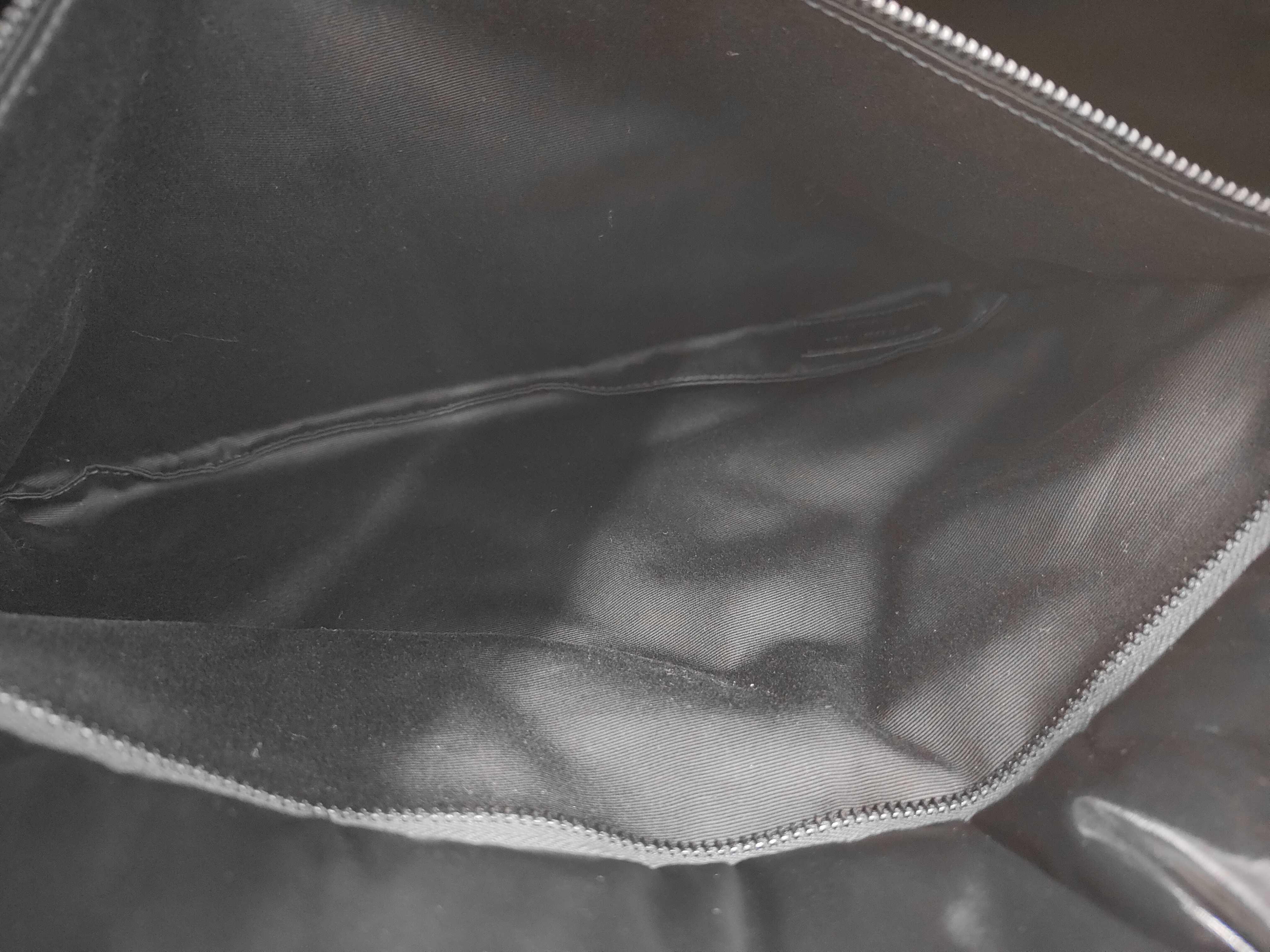 756269 Wide Puffer Black Tote Bag — view 8