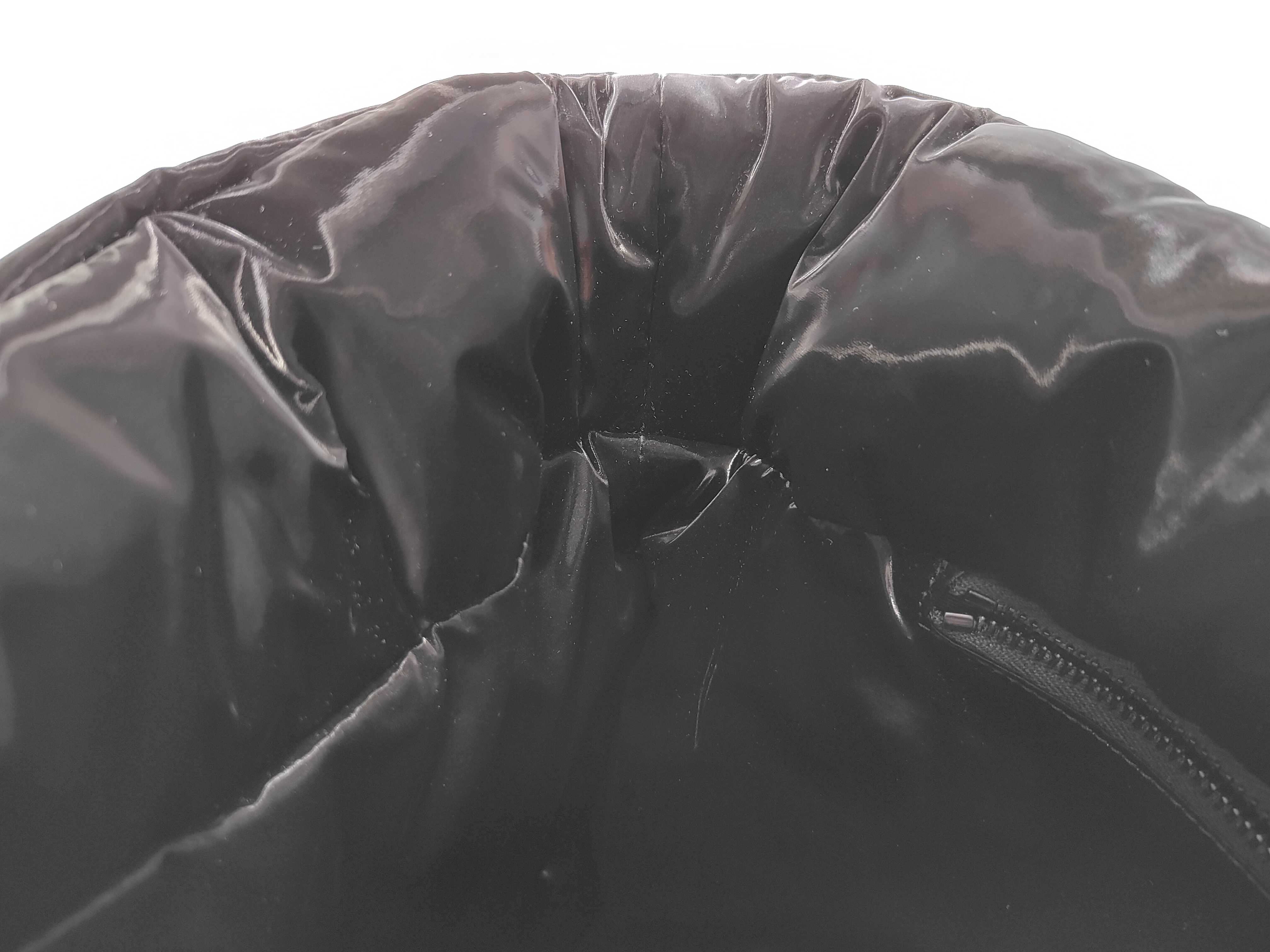 756269 Wide Puffer Black Tote Bag — view 10