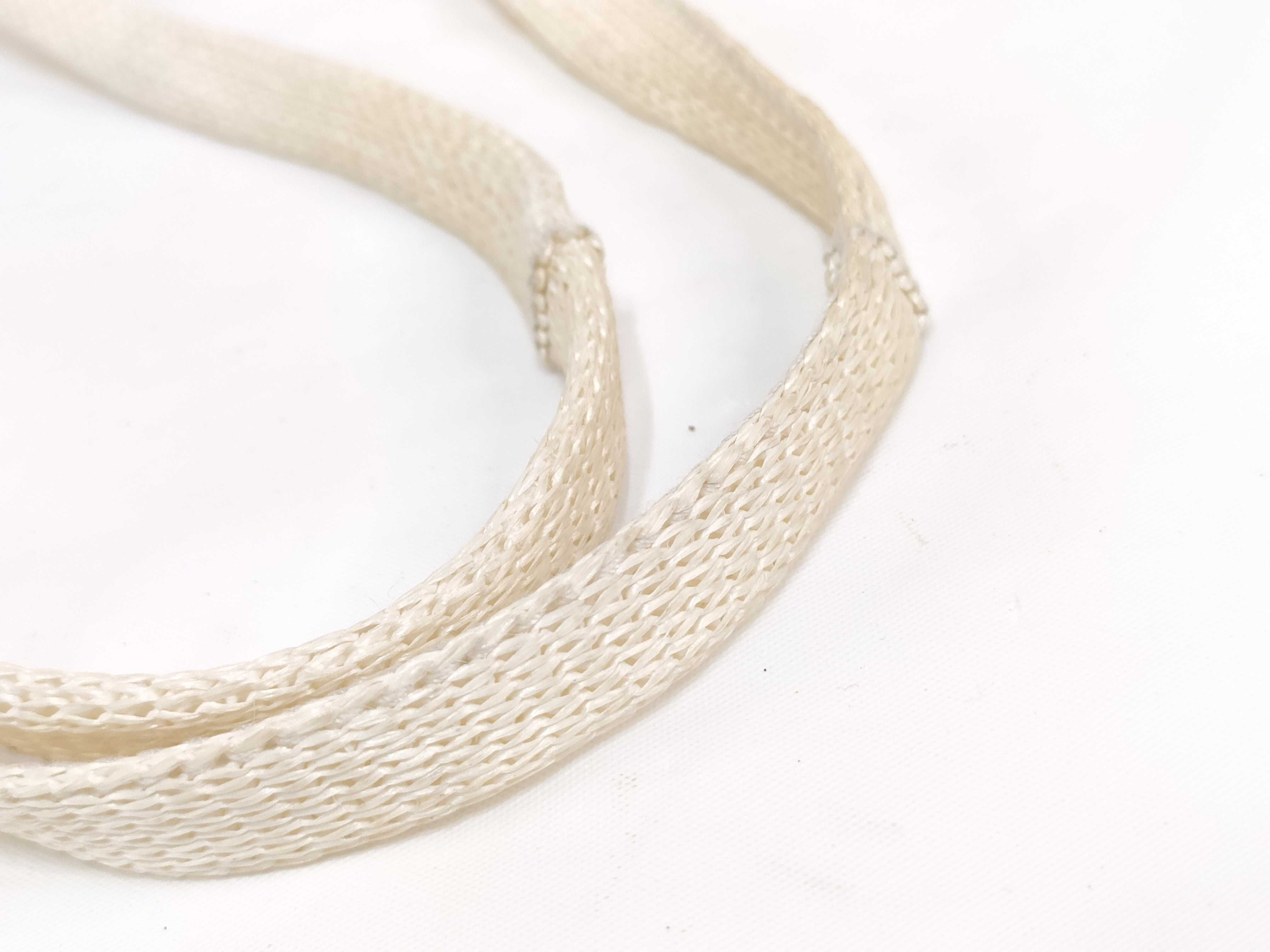 Ivy Raffia x Linen Tote Bag White 5BG231 Handbag — view 5