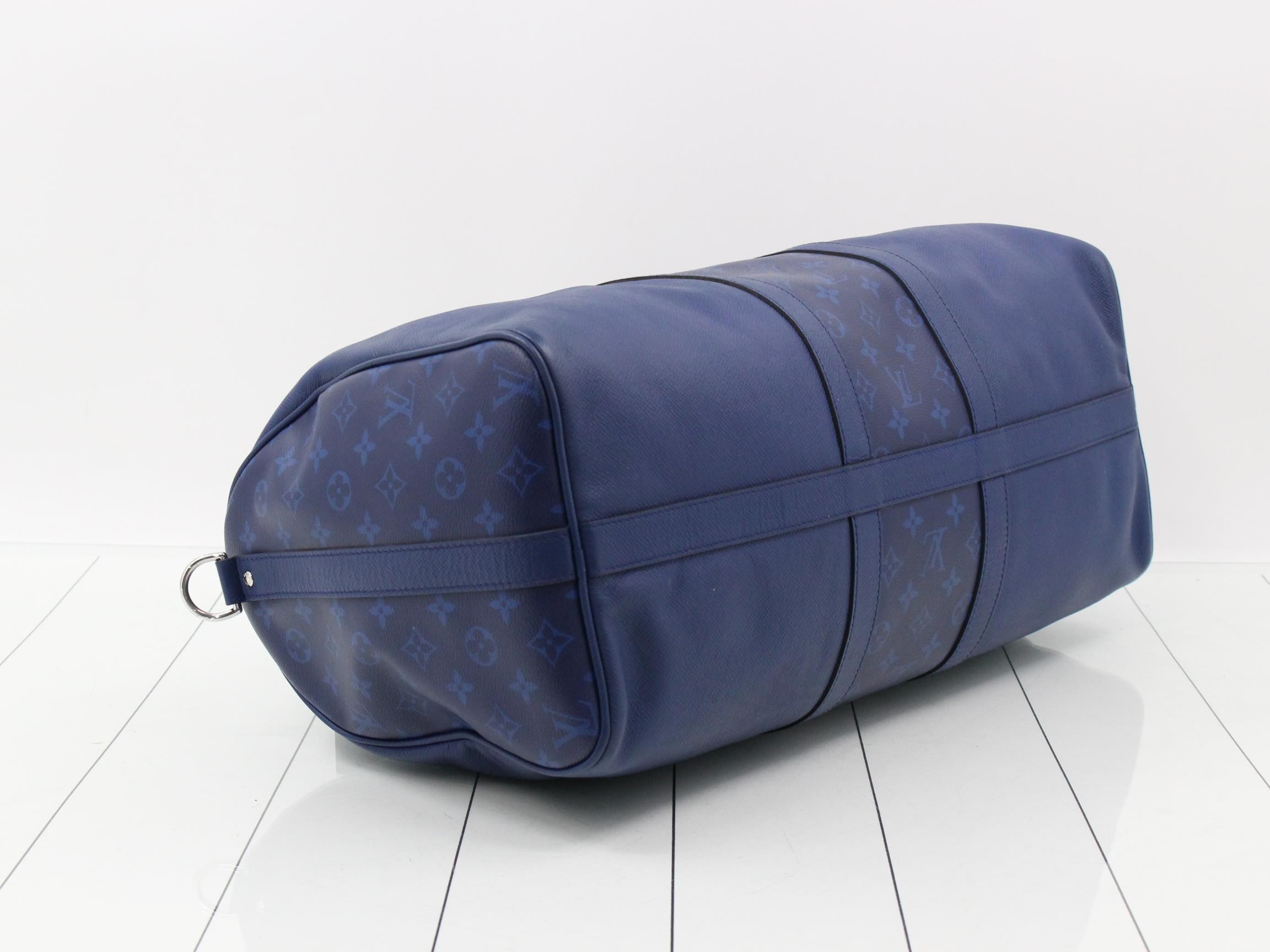 Taigarama Keepall Bandouliere 50 Cobalt 2-Way Boston Bag — view 5