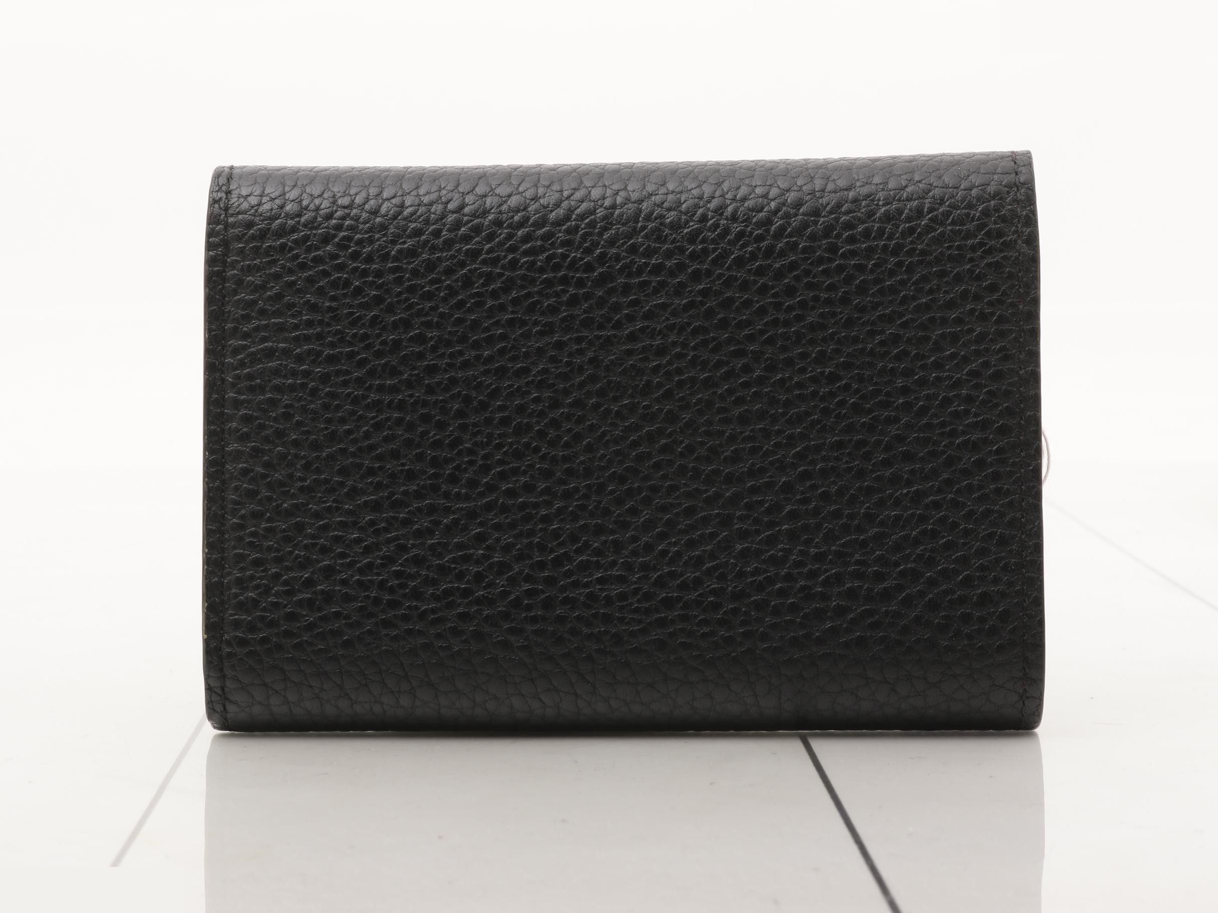 Portefeuille Capucines Compact Noir — view 2