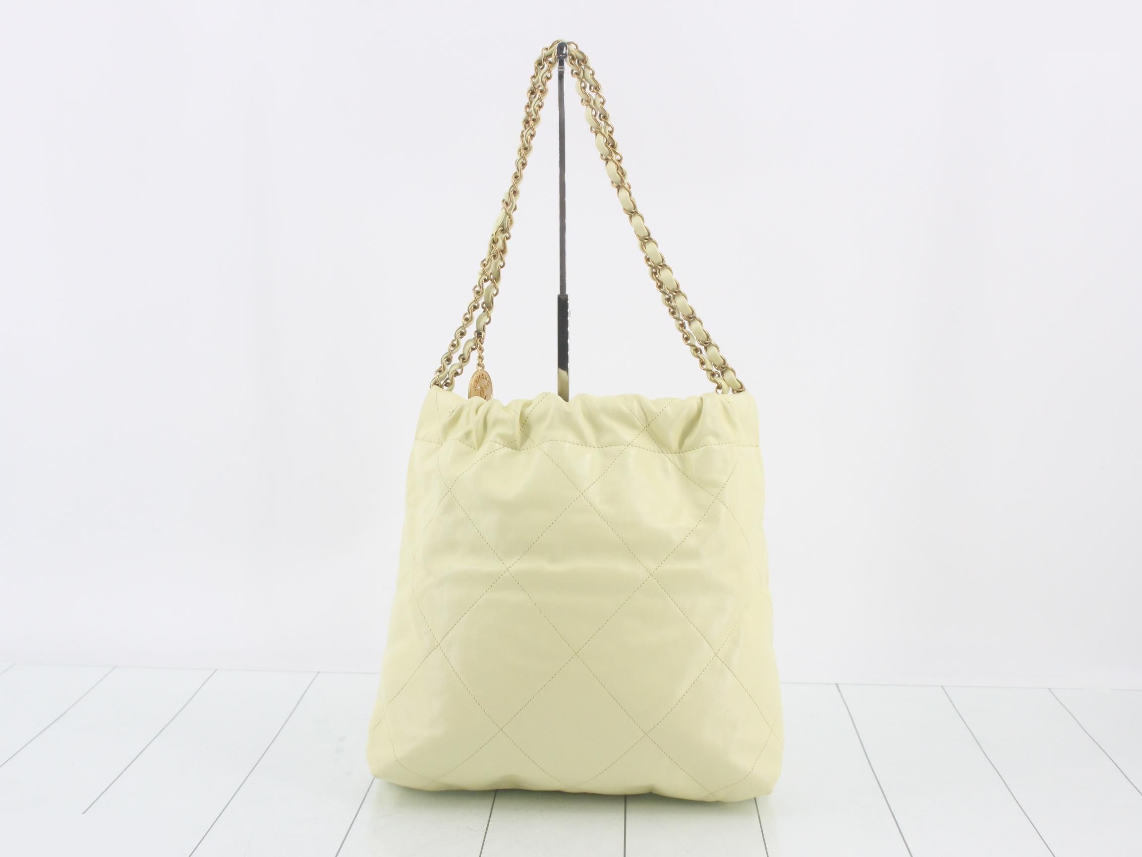 22 Leather Chain Tote with Pouch — view 2