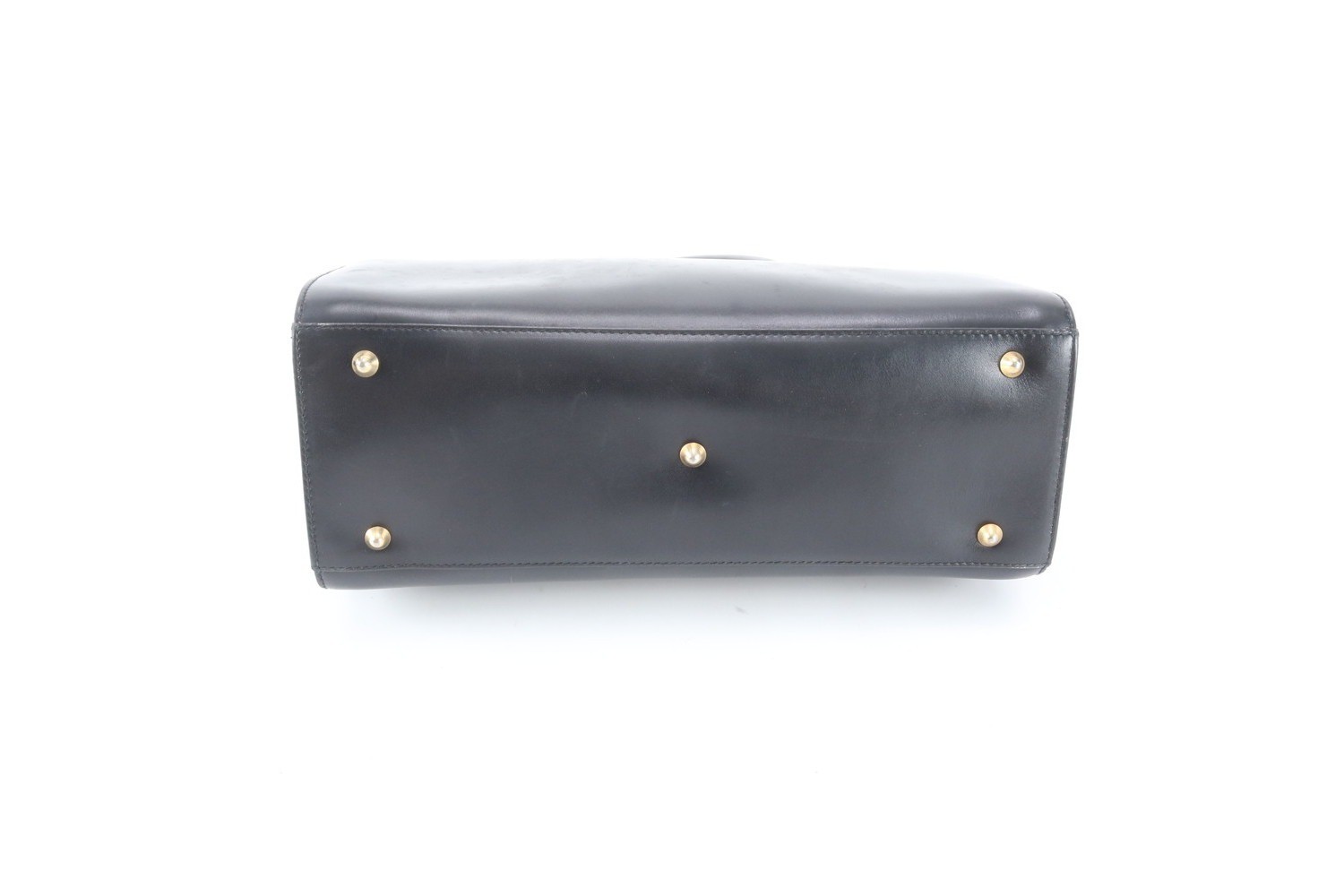 Lizard leather handbag tote bag, genuine leather, black. — view 5