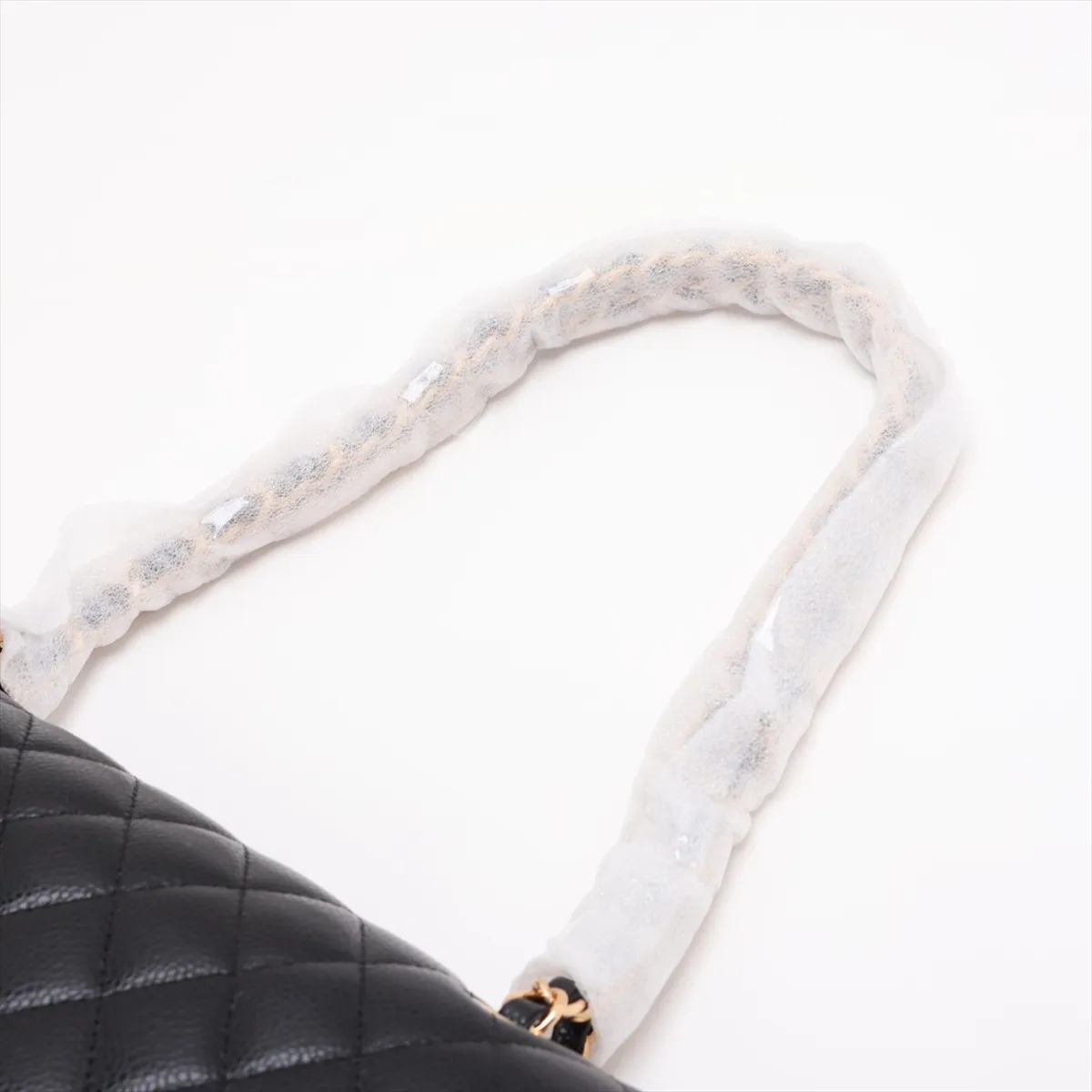 [Individually packaged] Chanel Matelassé 25 Caviar Skin Double Flap Double Chain Bag, Black with Gold Hardware, 30351939, Serial Number in the 30s, A01112 — view 5