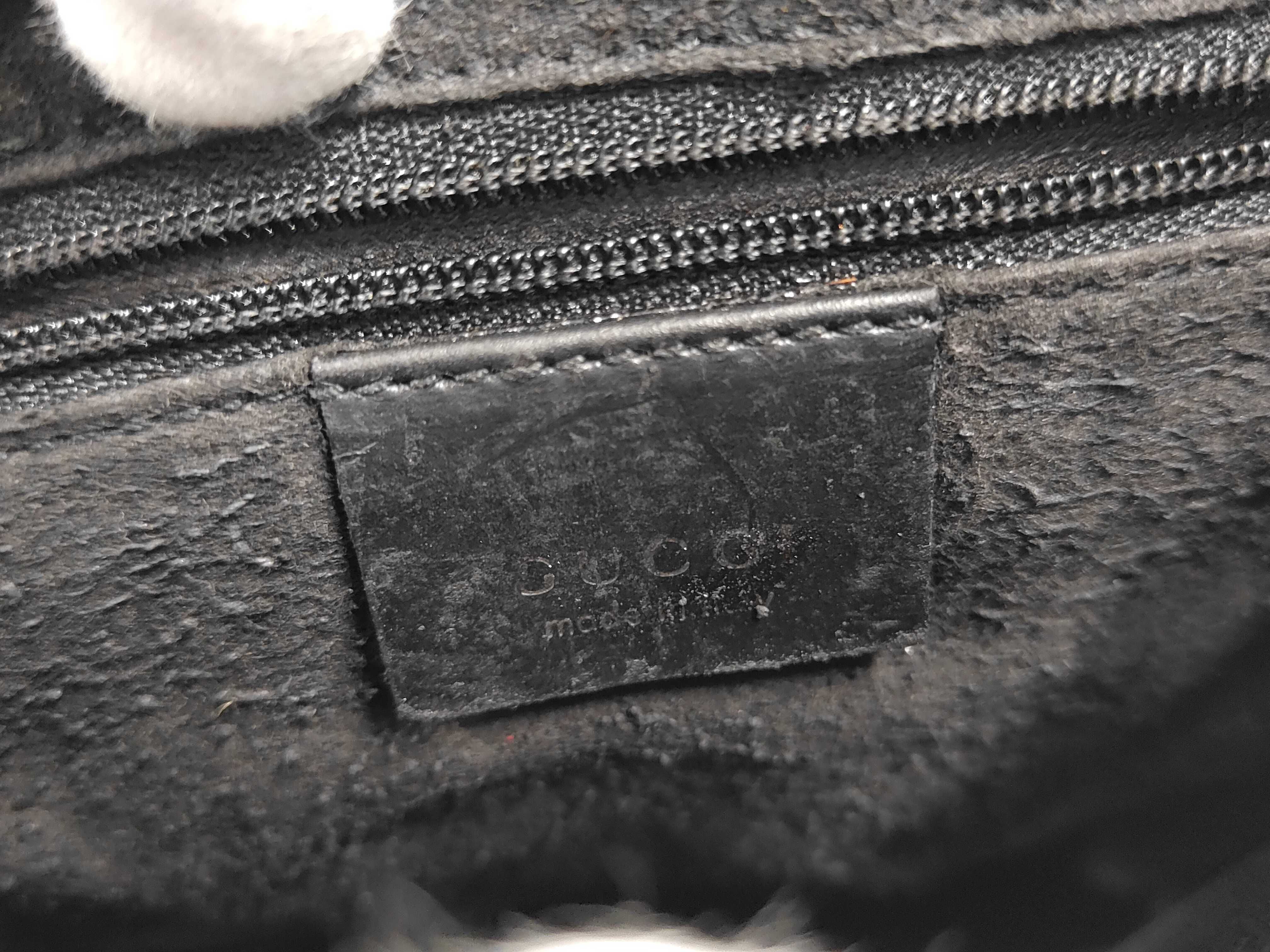 001.3444.3016 Leather Shoulder Bag, Black, Silver Hardware — view 11