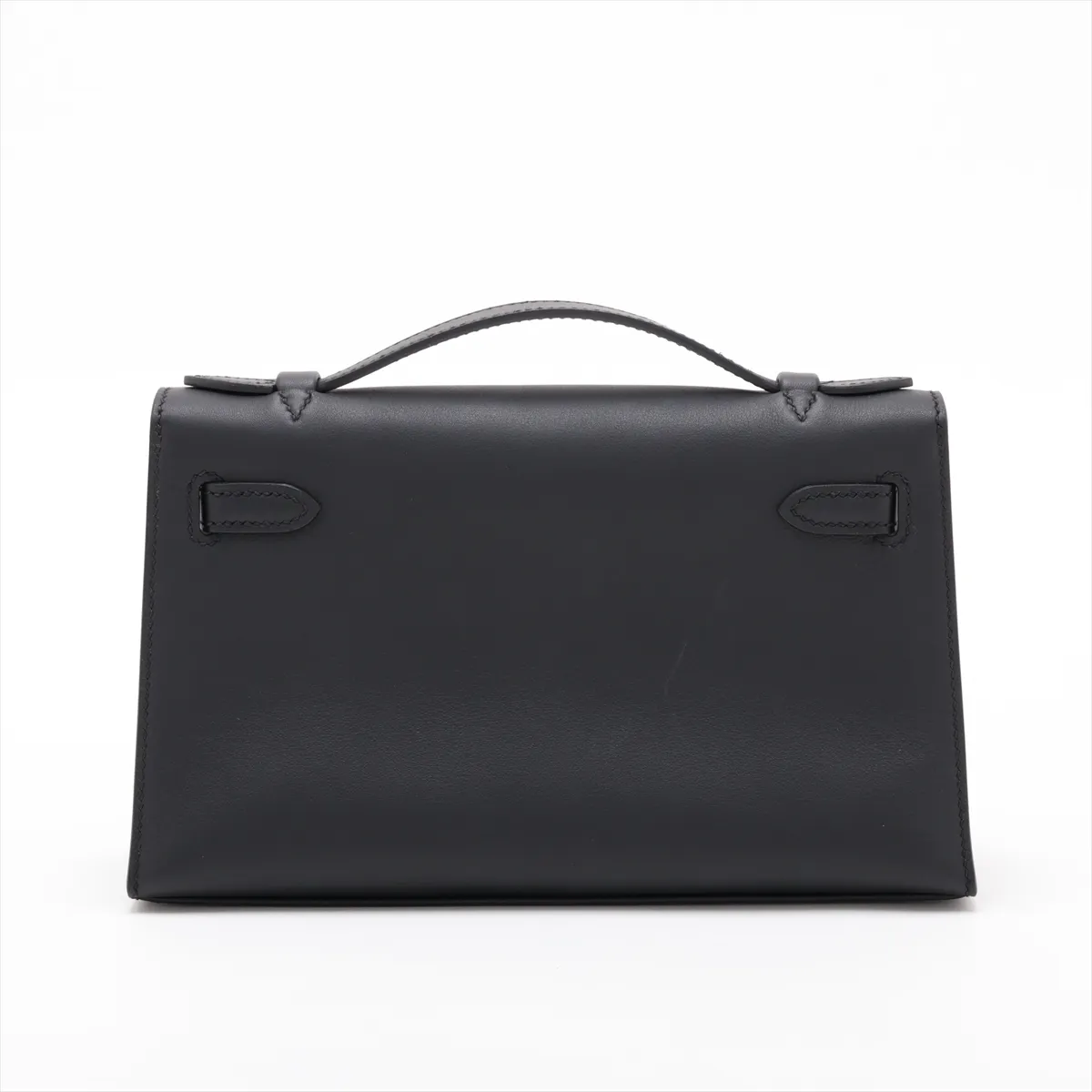 [Individually packaged] Hermes Pochette Kelly Swift Black Silver Hardware K: 2025 — view 2