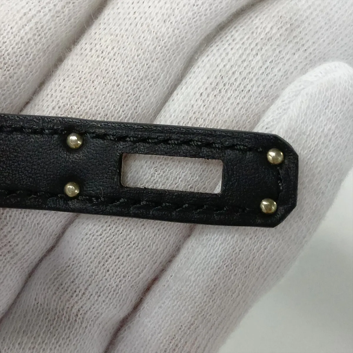 [Individually packaged] Hermes Pochette Kelly Swift Black Silver Hardware K: 2025 — view 12
