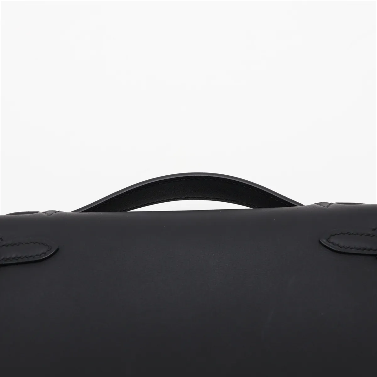 [Individually packaged] Hermes Pochette Kelly Swift Black Silver Hardware K: 2025 — view 6
