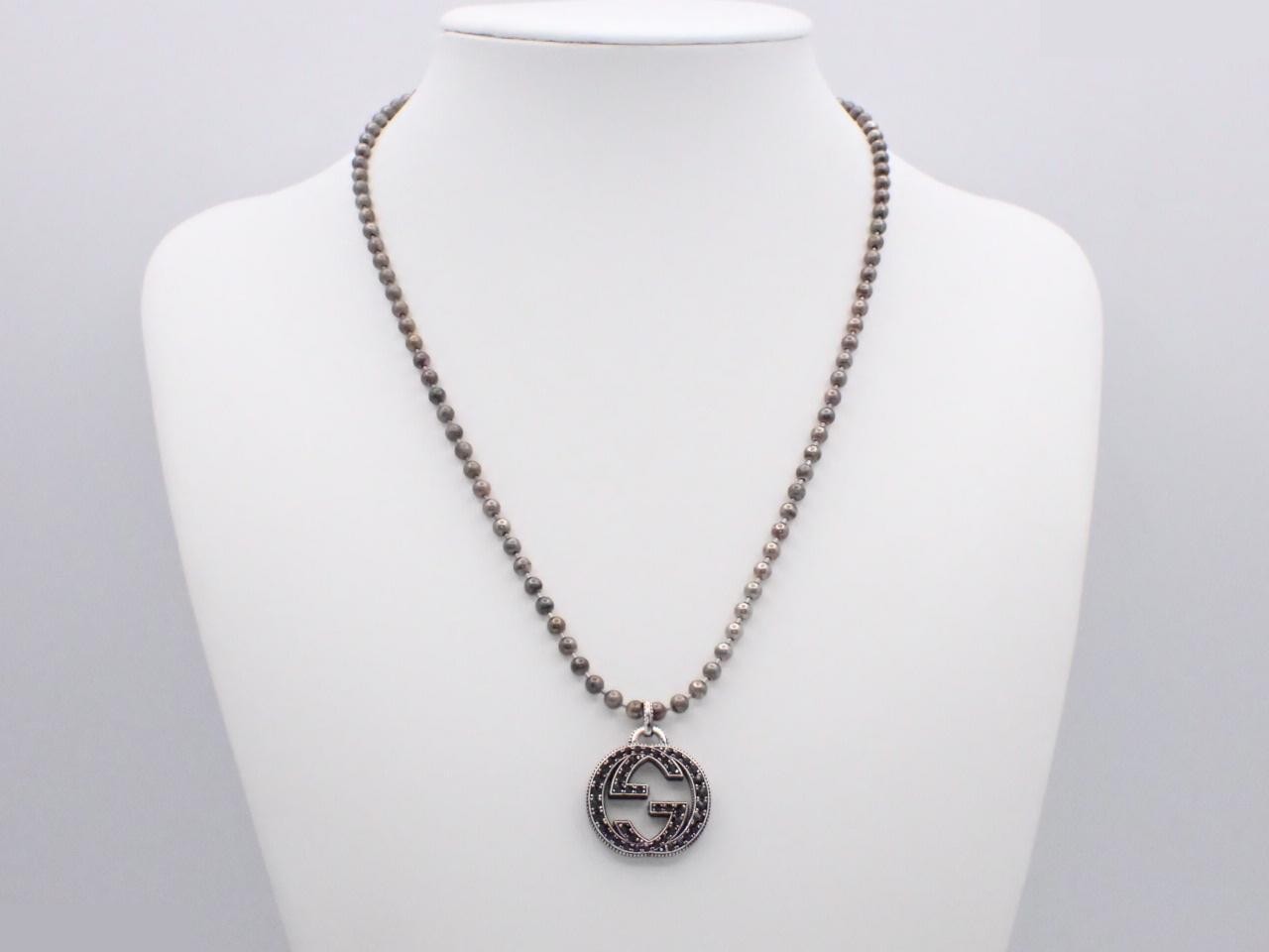 925 Interlocking G Necklace, 35.0g, Neck circumference approx. 59cm — view 3