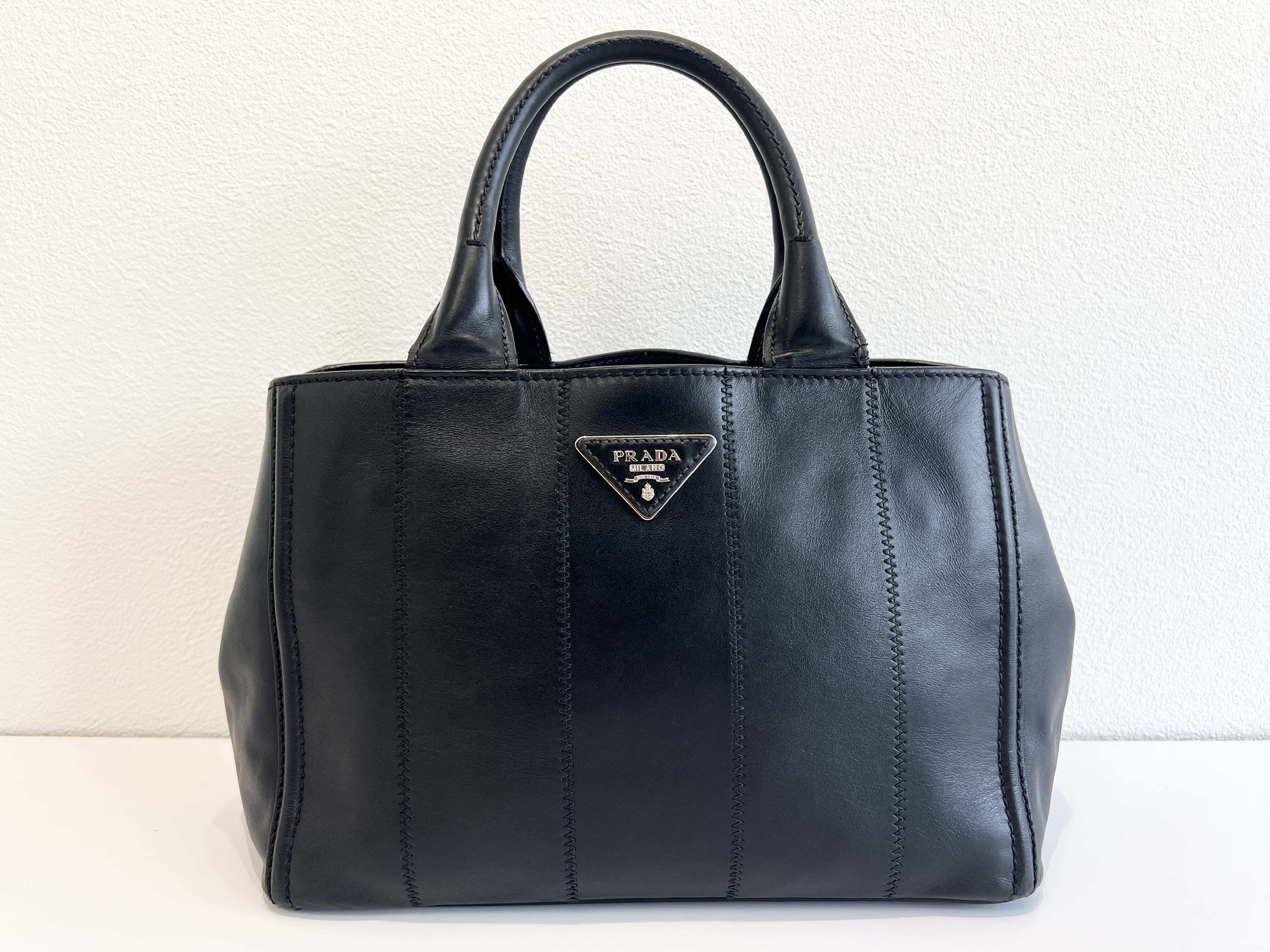 Canapa Triangle Logo All-Leather Handbag — view 2