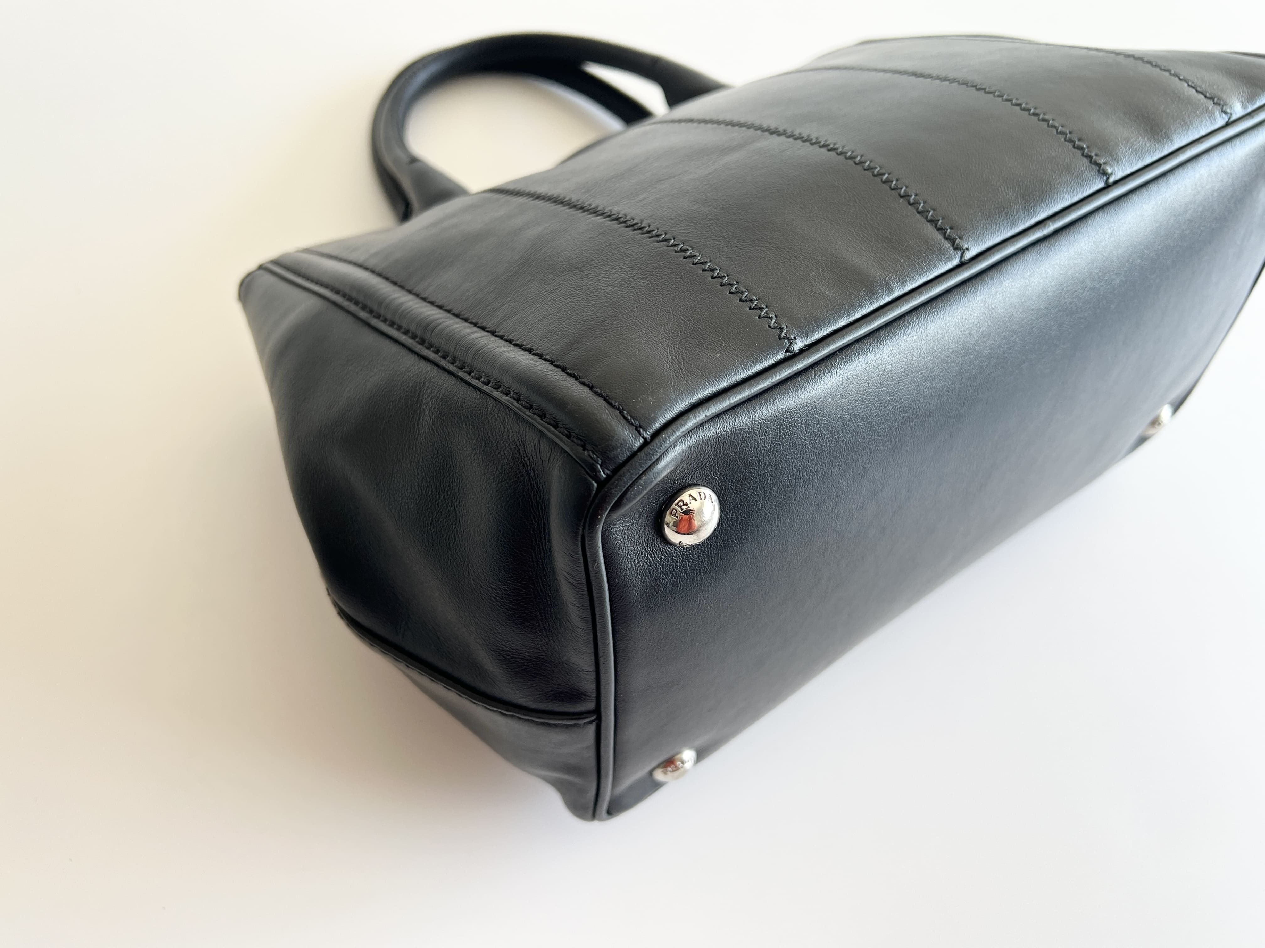 Canapa Triangle Logo All-Leather Handbag — view 12