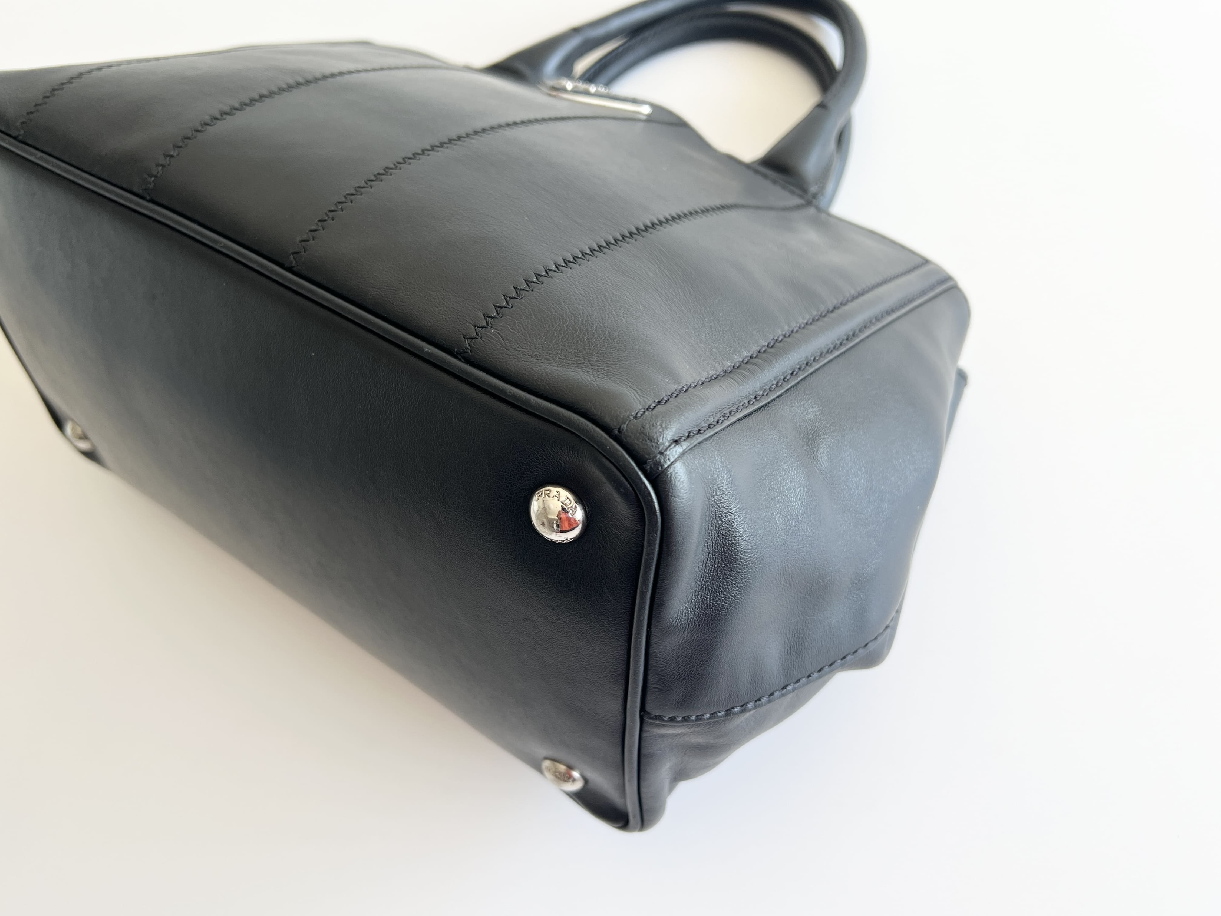 Canapa Triangle Logo All-Leather Handbag — view 13