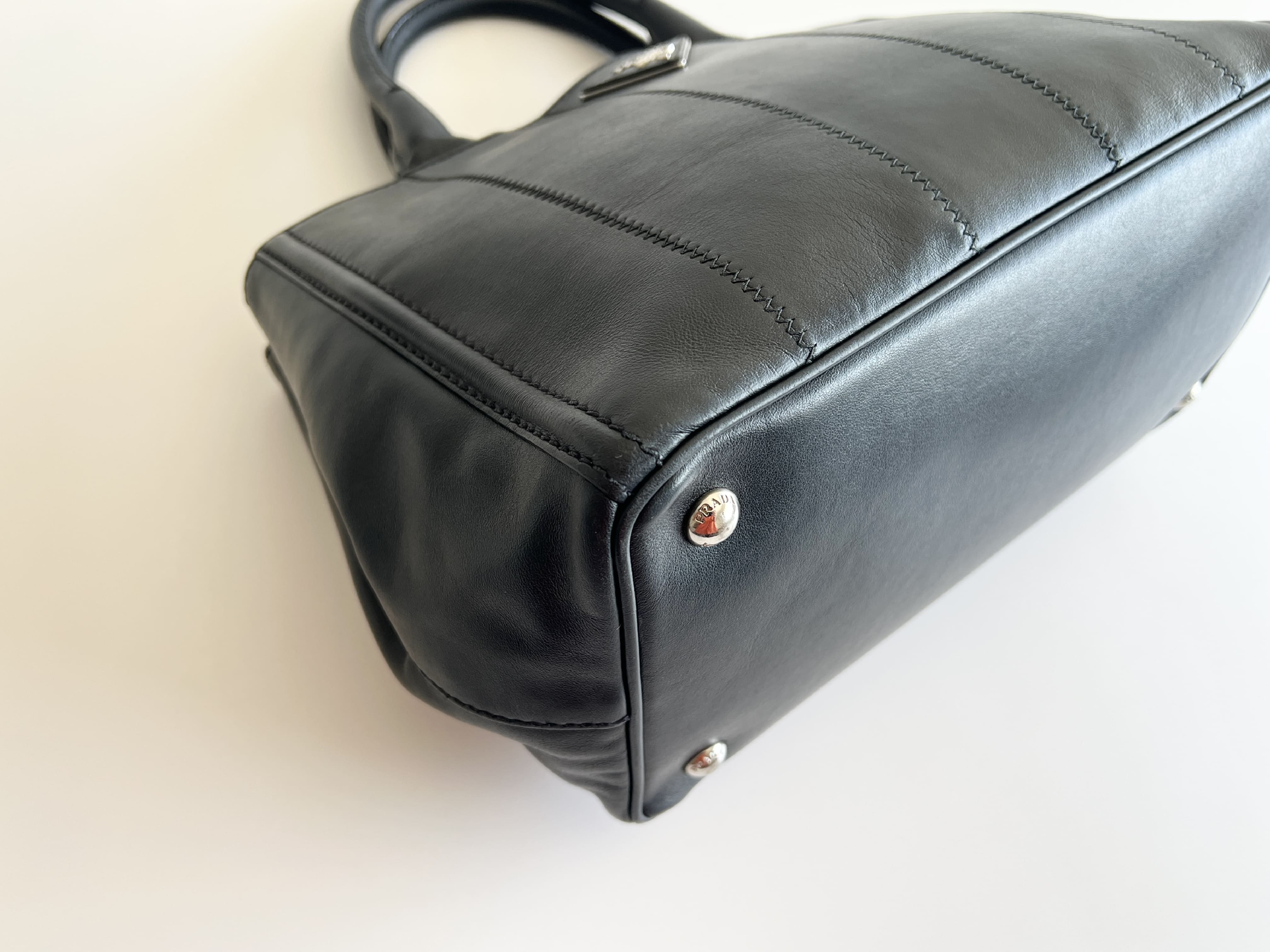 Canapa Triangle Logo All-Leather Handbag — view 14