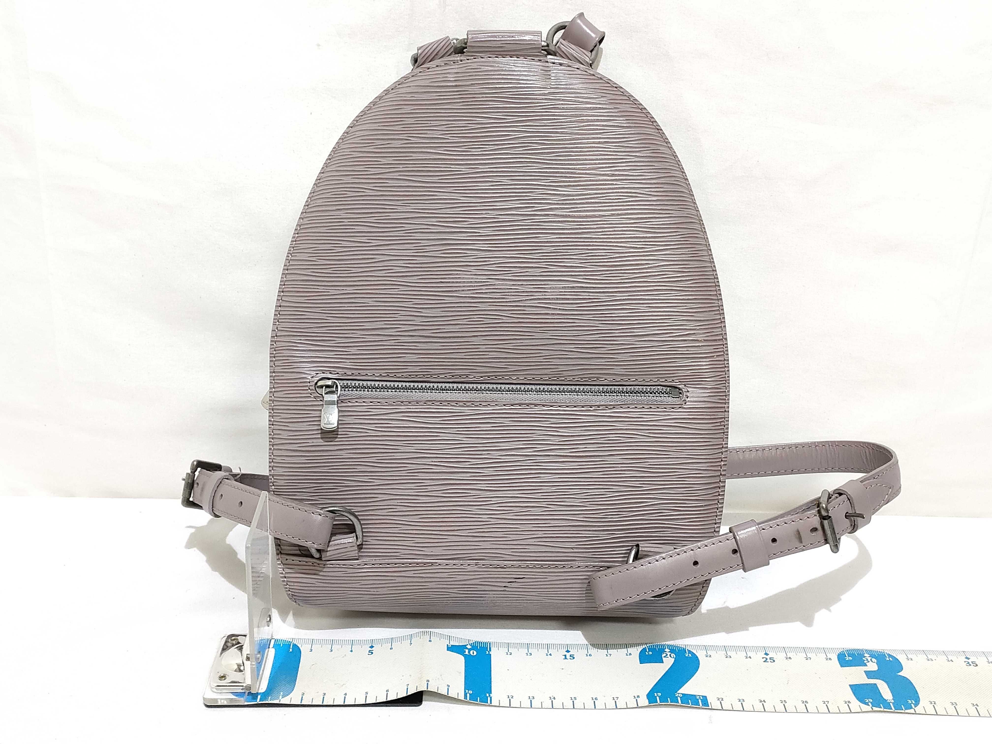 Epi Leather Backpack, Mavion Lilac, M5223B — view 2