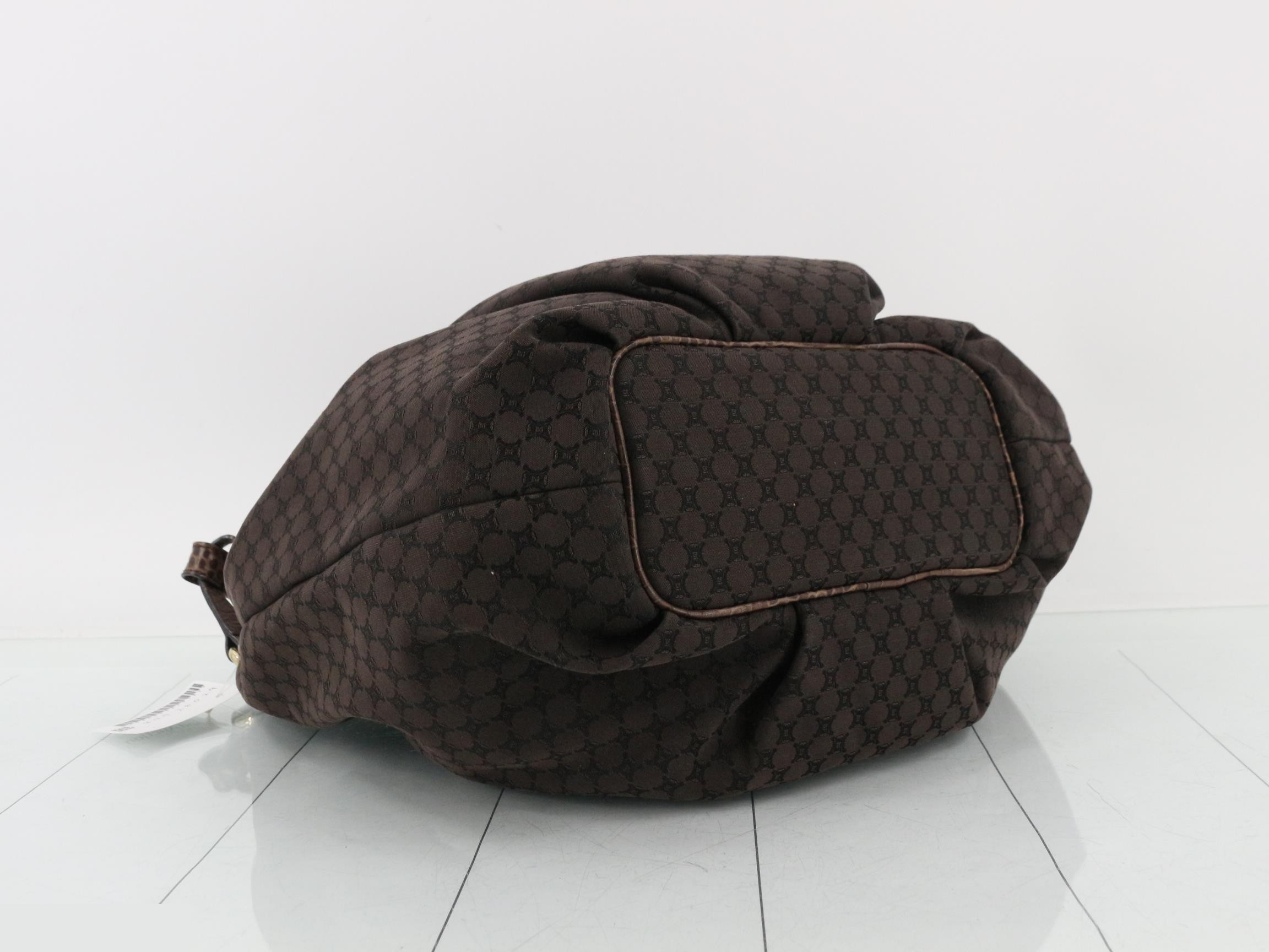 Canvas crocodile shoulder bag — view 5