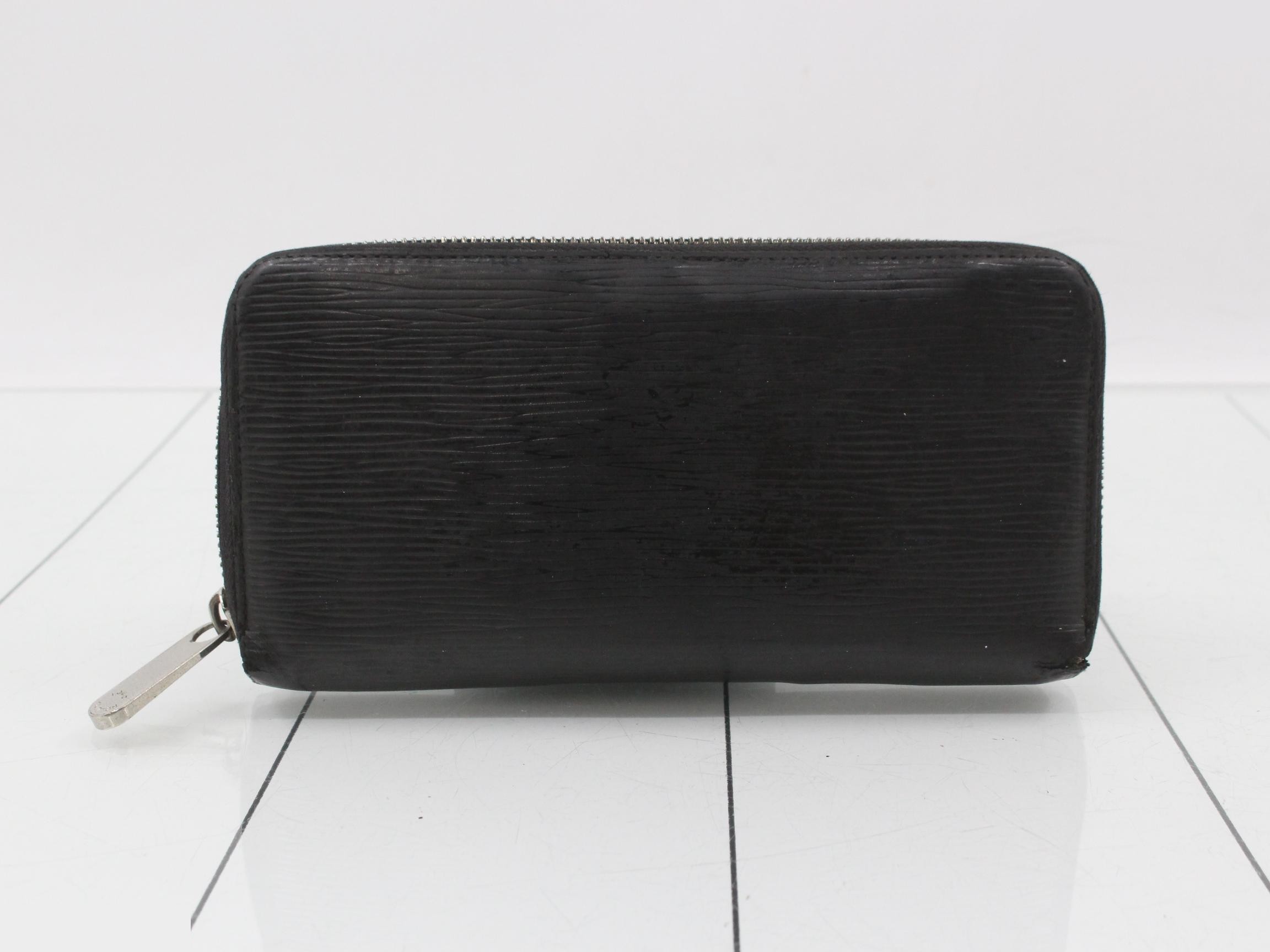 Epi Zippy Wallet Noir Round Zipper Long Wallet — view 2
