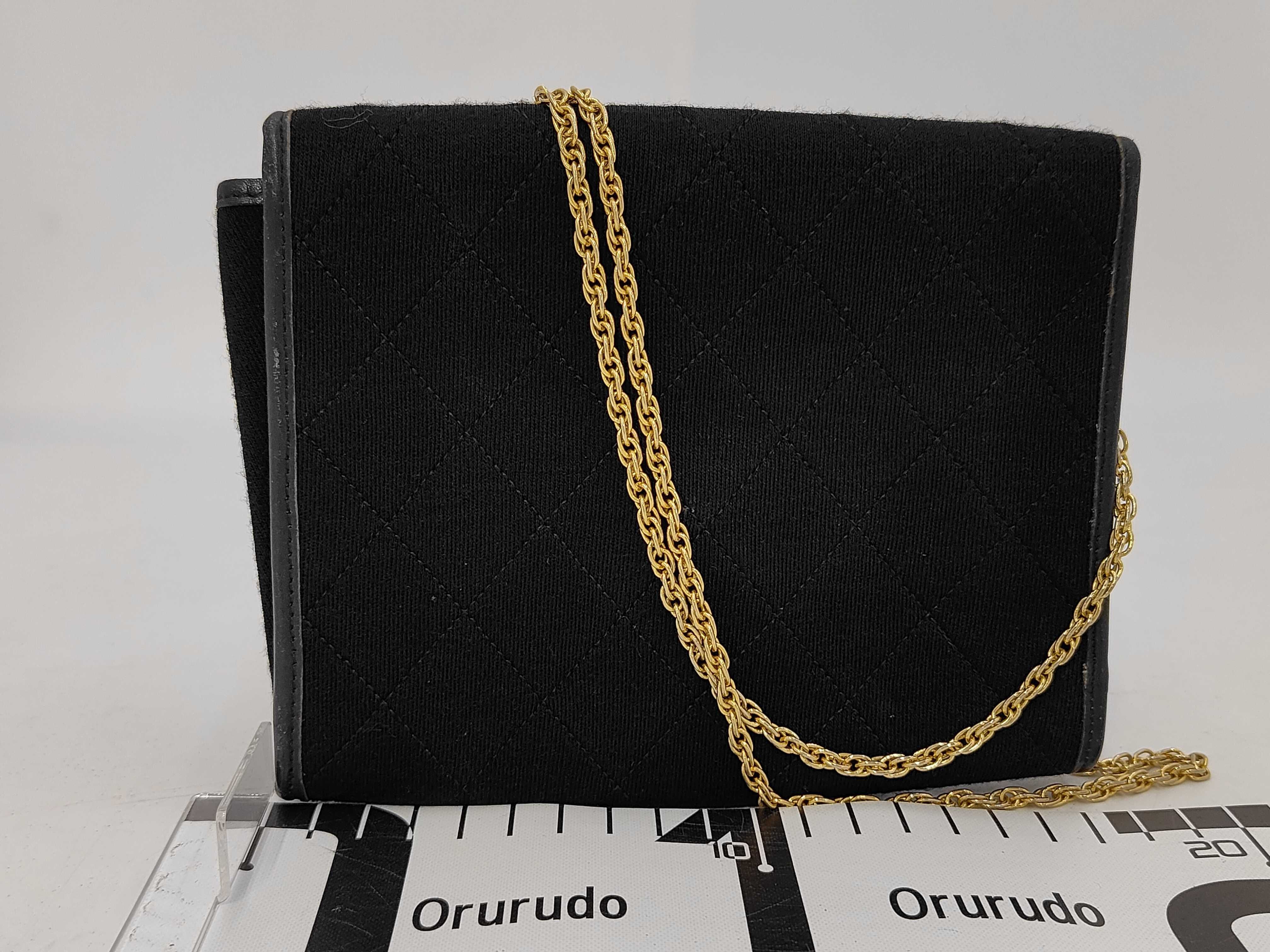 Canvas Coco Mark Chain Shoulder Bag — view 2