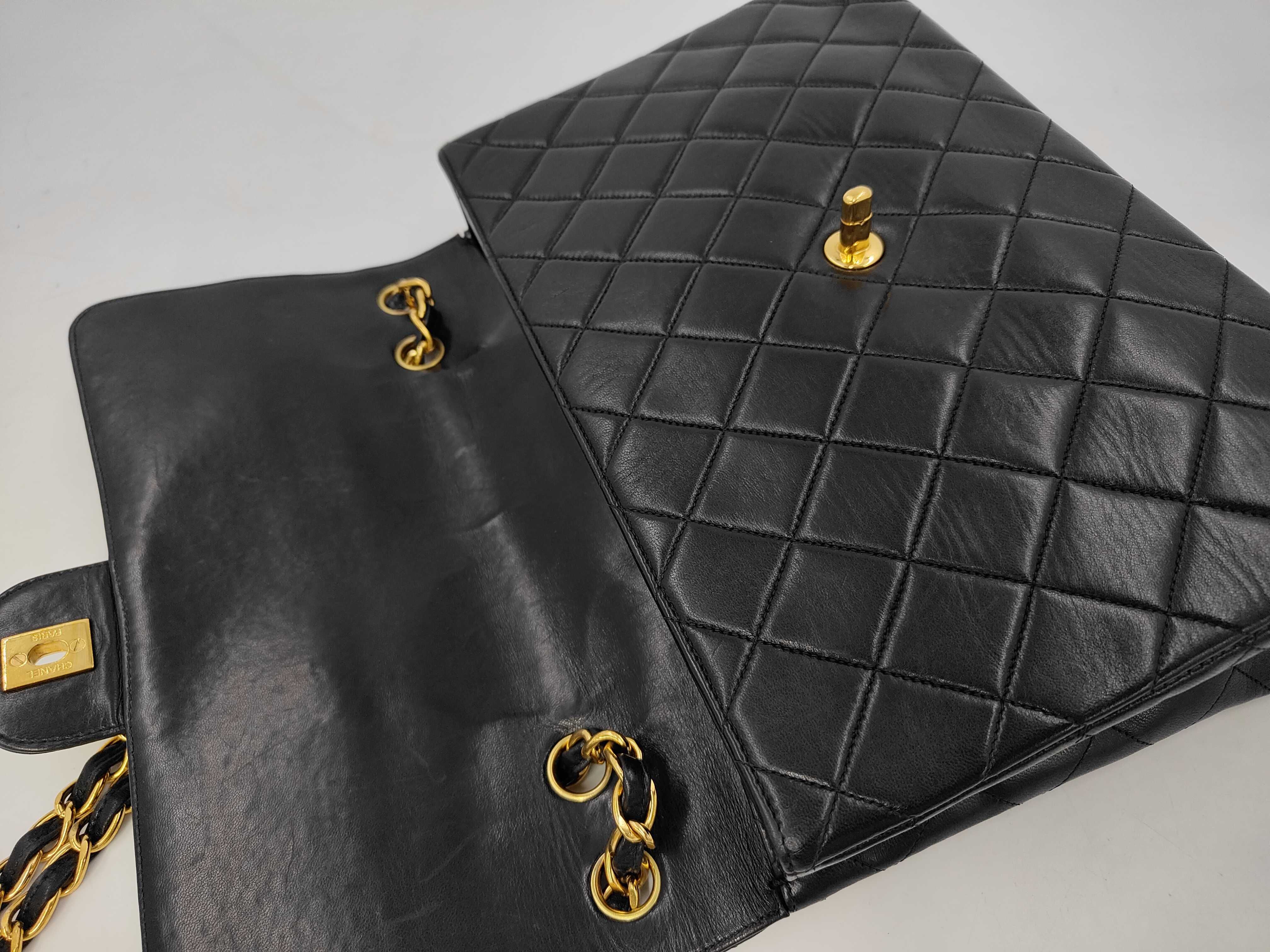 Large Matelassé Lambskin Shoulder Bag — view 6