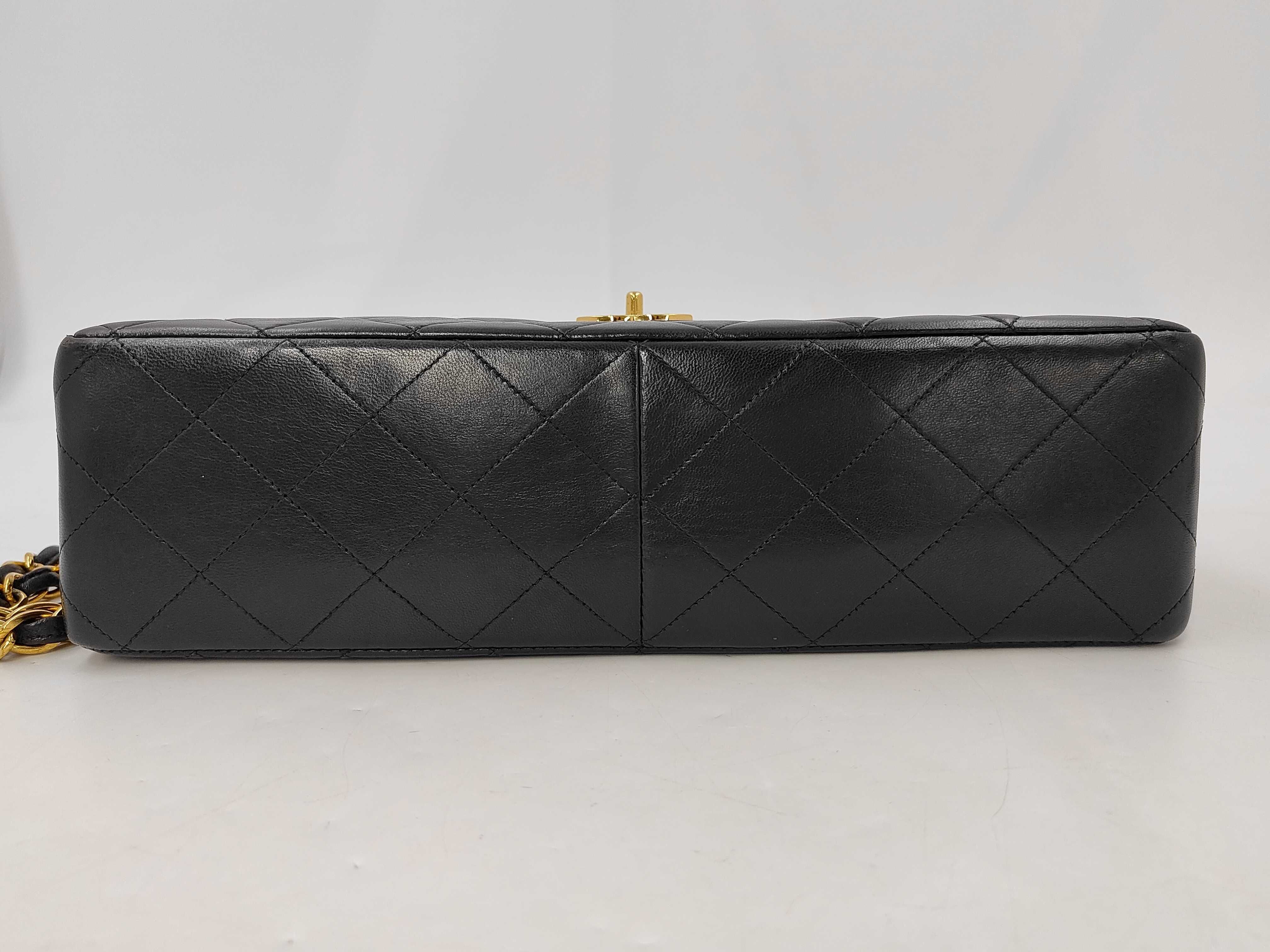 Large Matelassé Lambskin Shoulder Bag — view 8