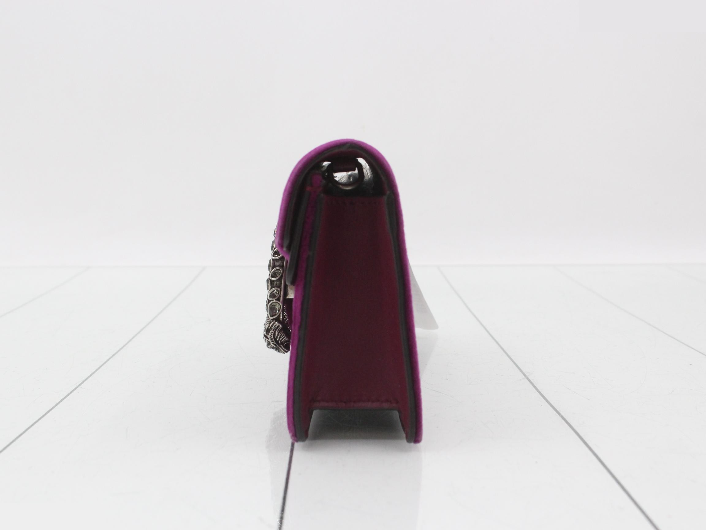 Dionysus Super Mini Velovette Chain Shoulder Bag — view 3