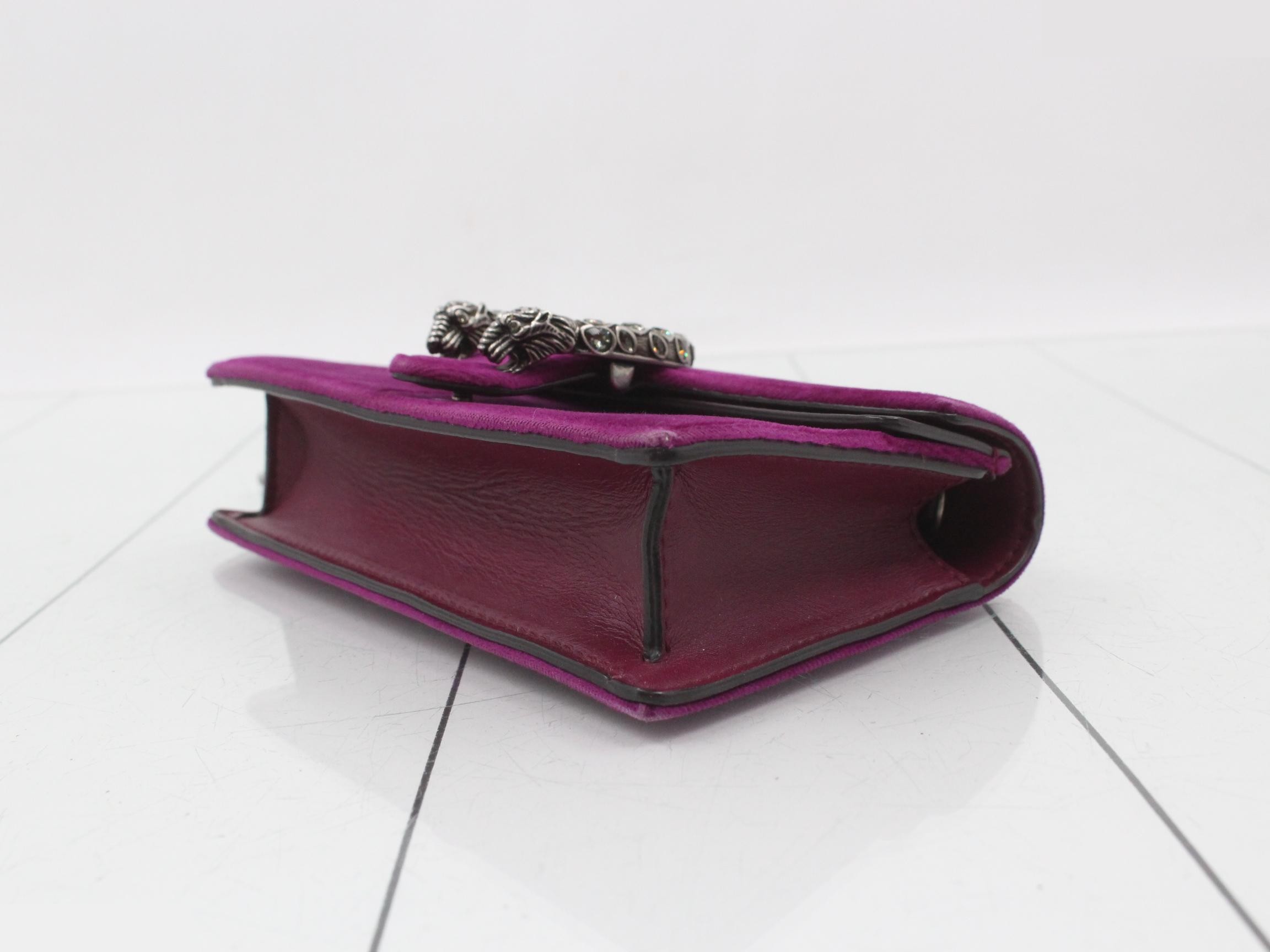 Dionysus Super Mini Velovette Chain Shoulder Bag — view 6