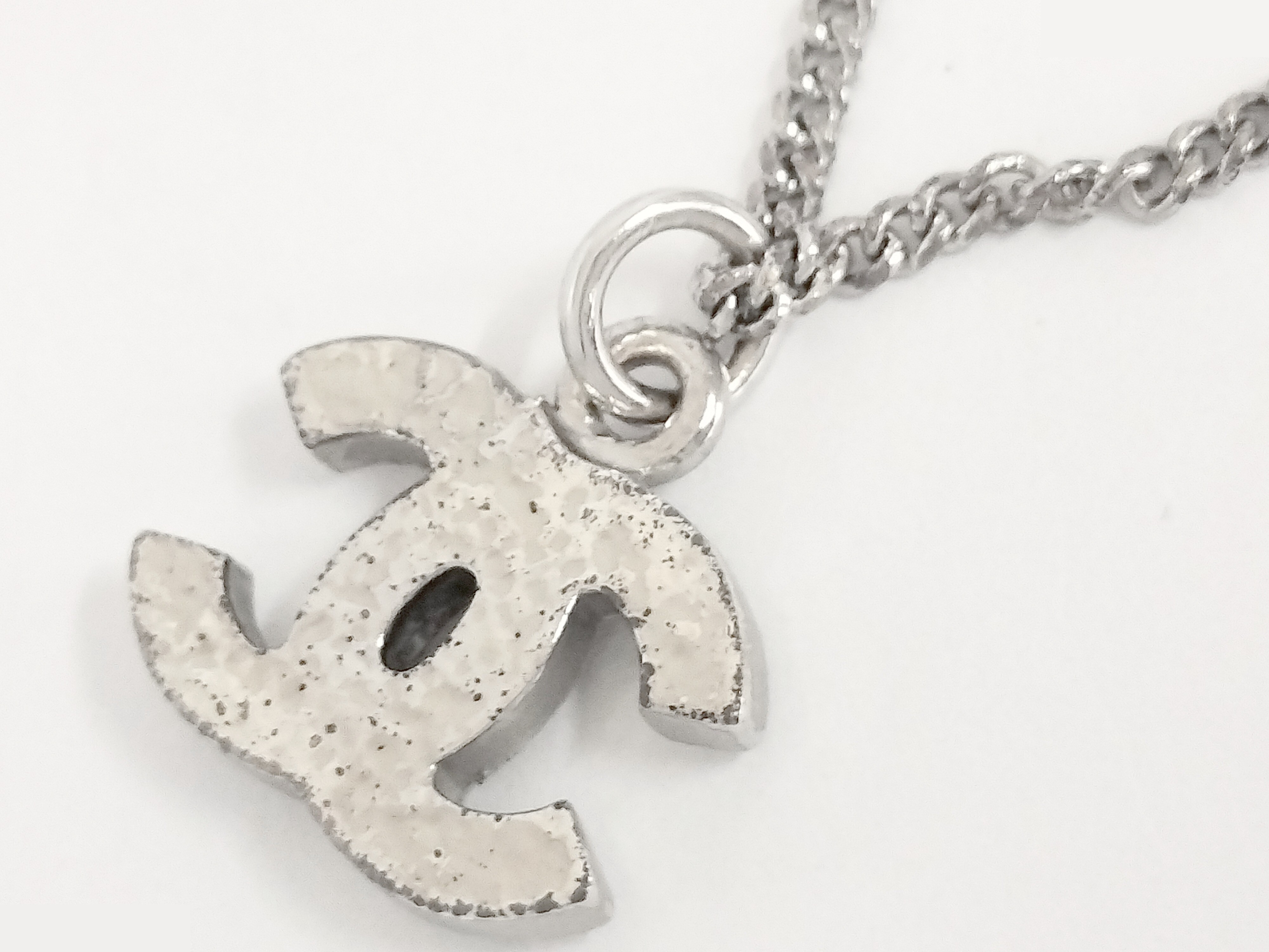 Coco Rhinestone Silver Necklace, Chain approx. 43cm — view 5