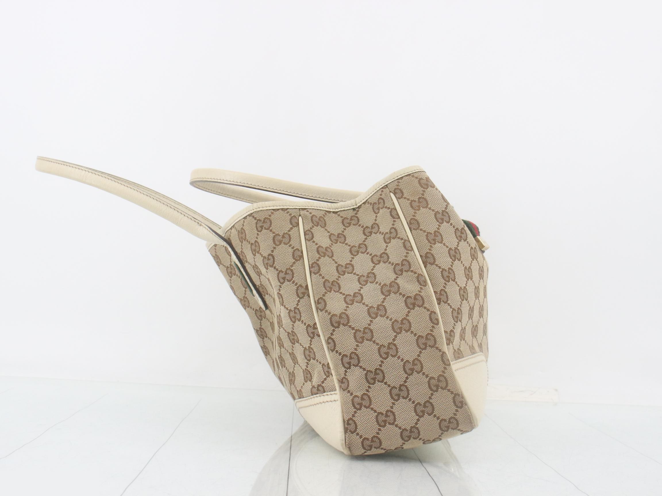 Canvas Tote Bag, Princy Ribbon, 163805, 2123 — view 4
