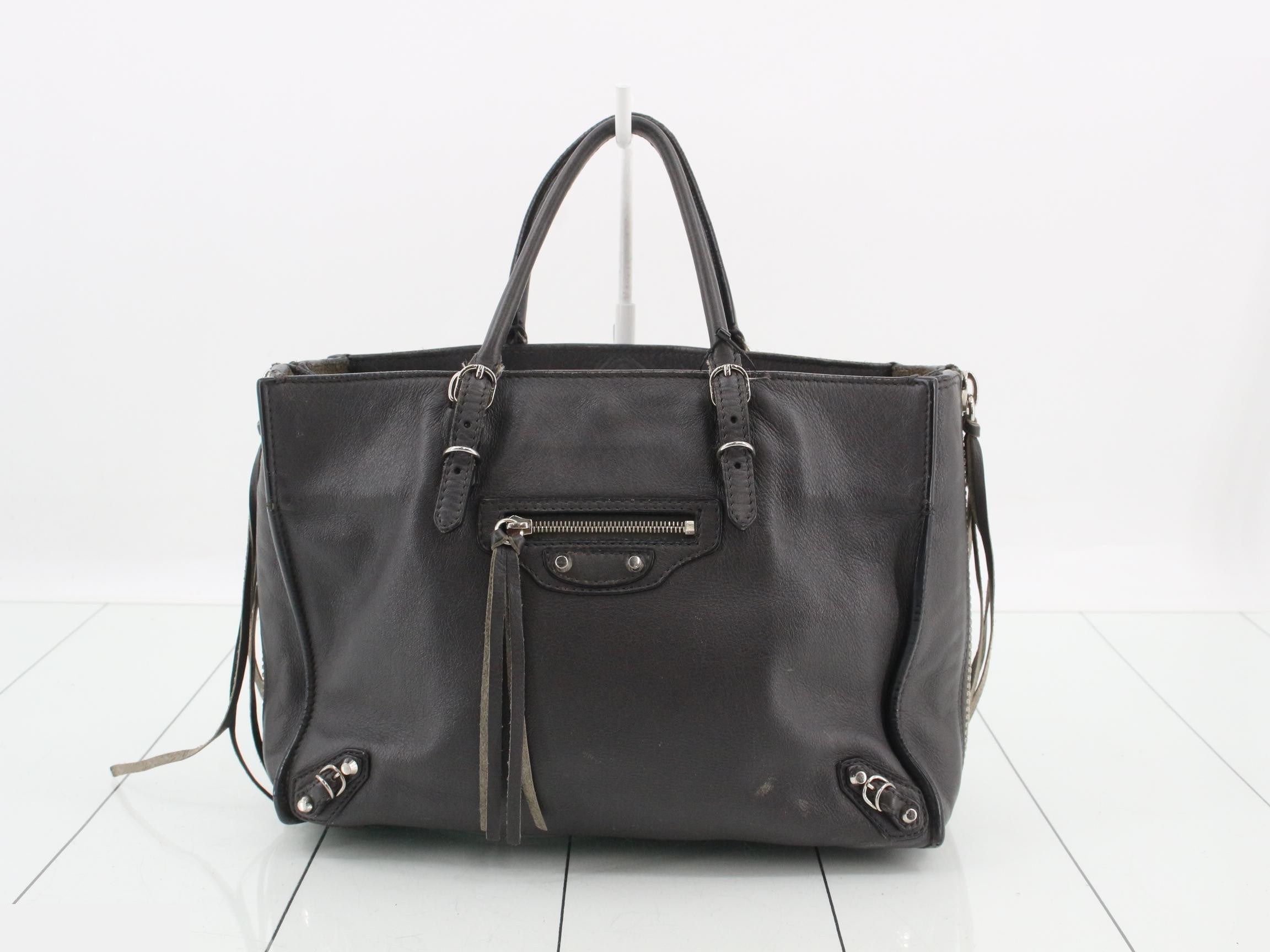 Paper mini handbag; strap and mirror missing.