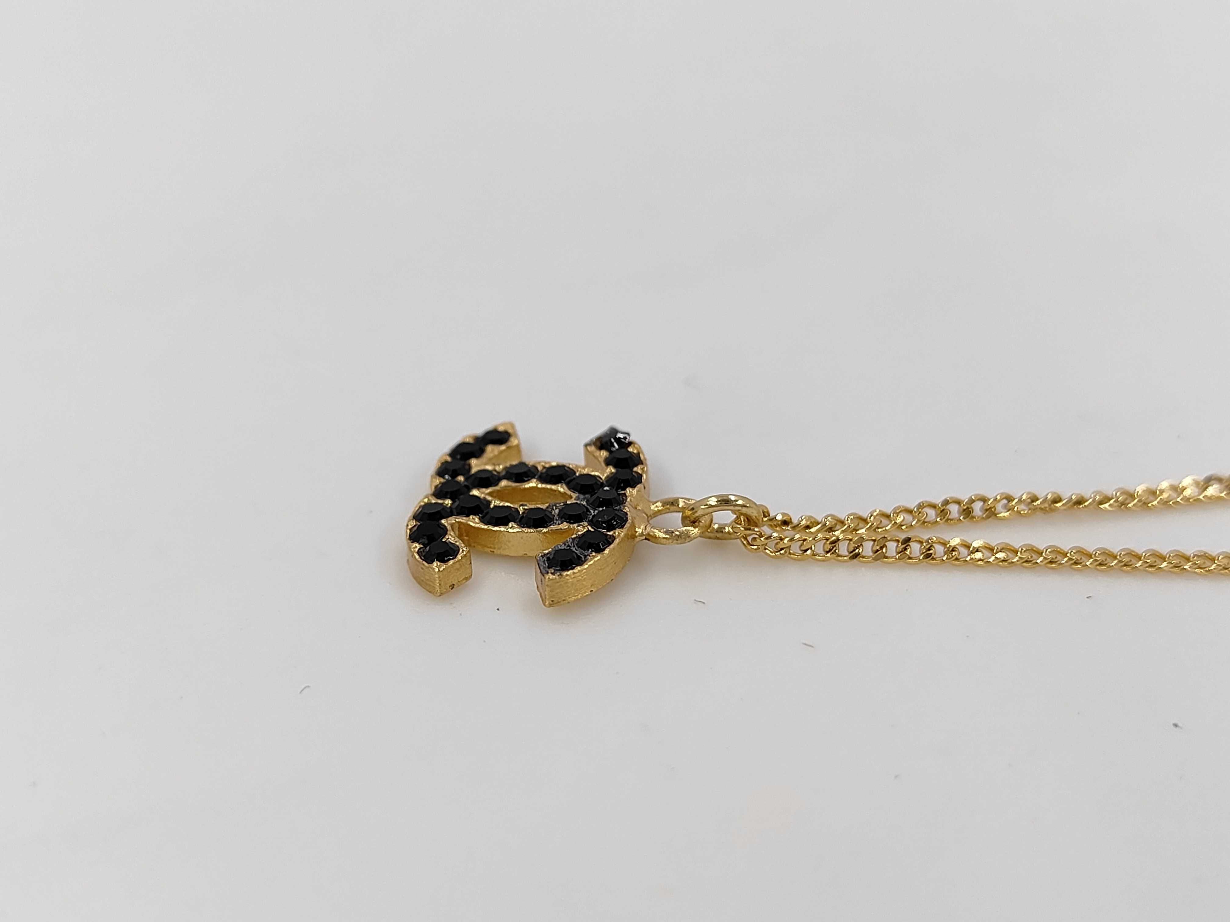 Coco Mark Black Stone Necklace (with comments) 01A Necklace — view 2