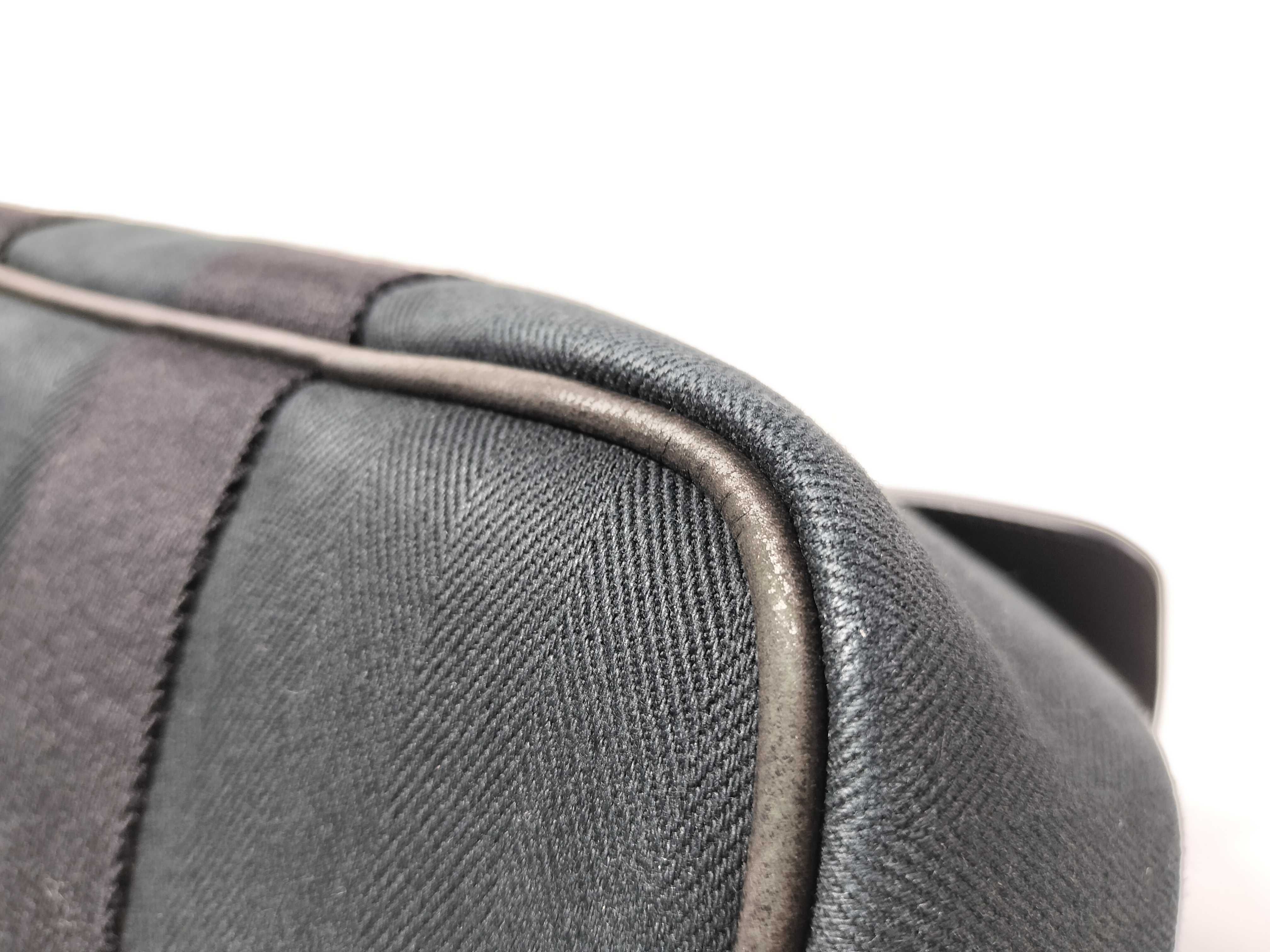 Valparaiso PM Toile Chevron Black Pouch Handbag — view 4